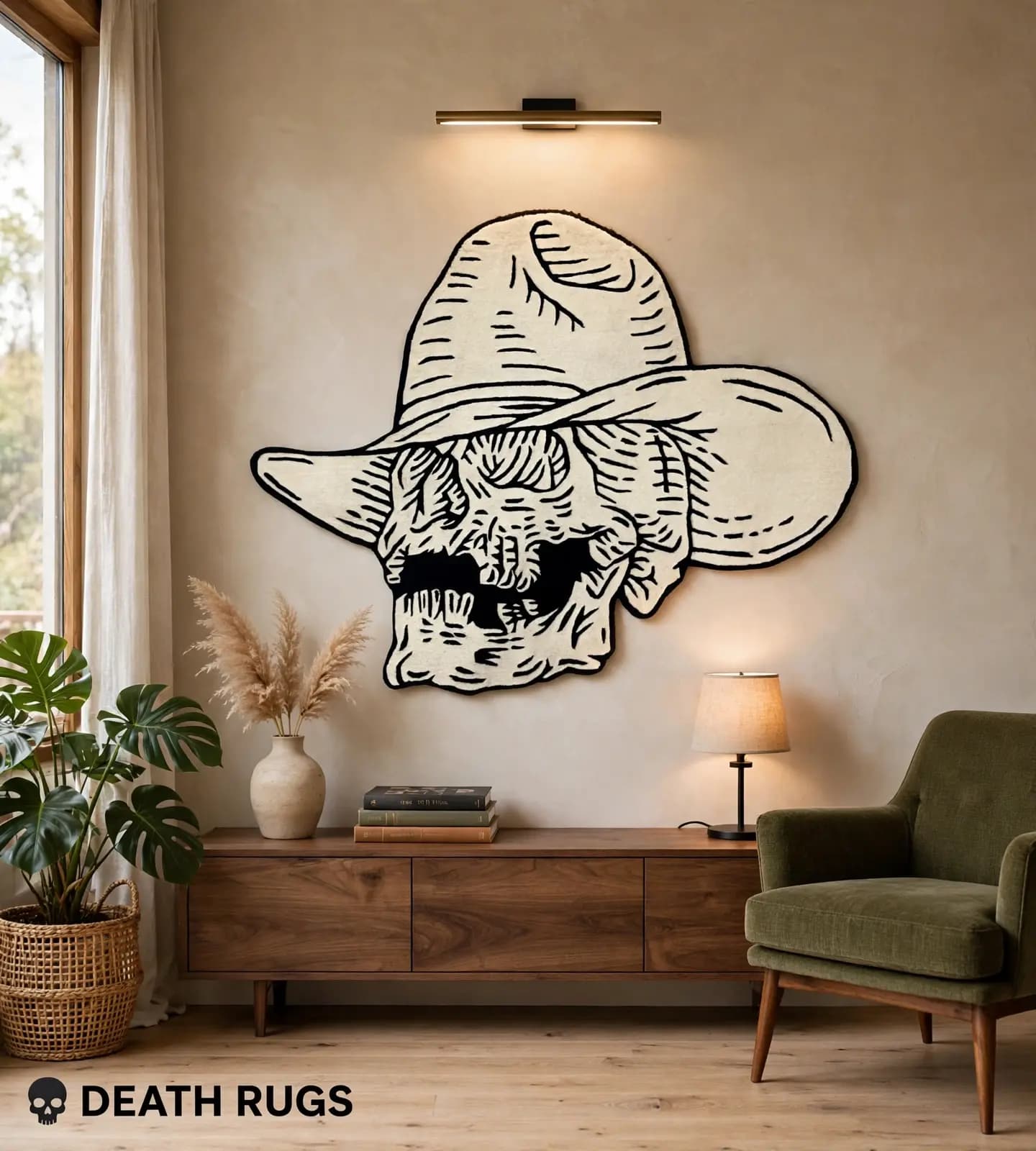 Dead Rider - Cowboy Skull Rug thumbnail 4
