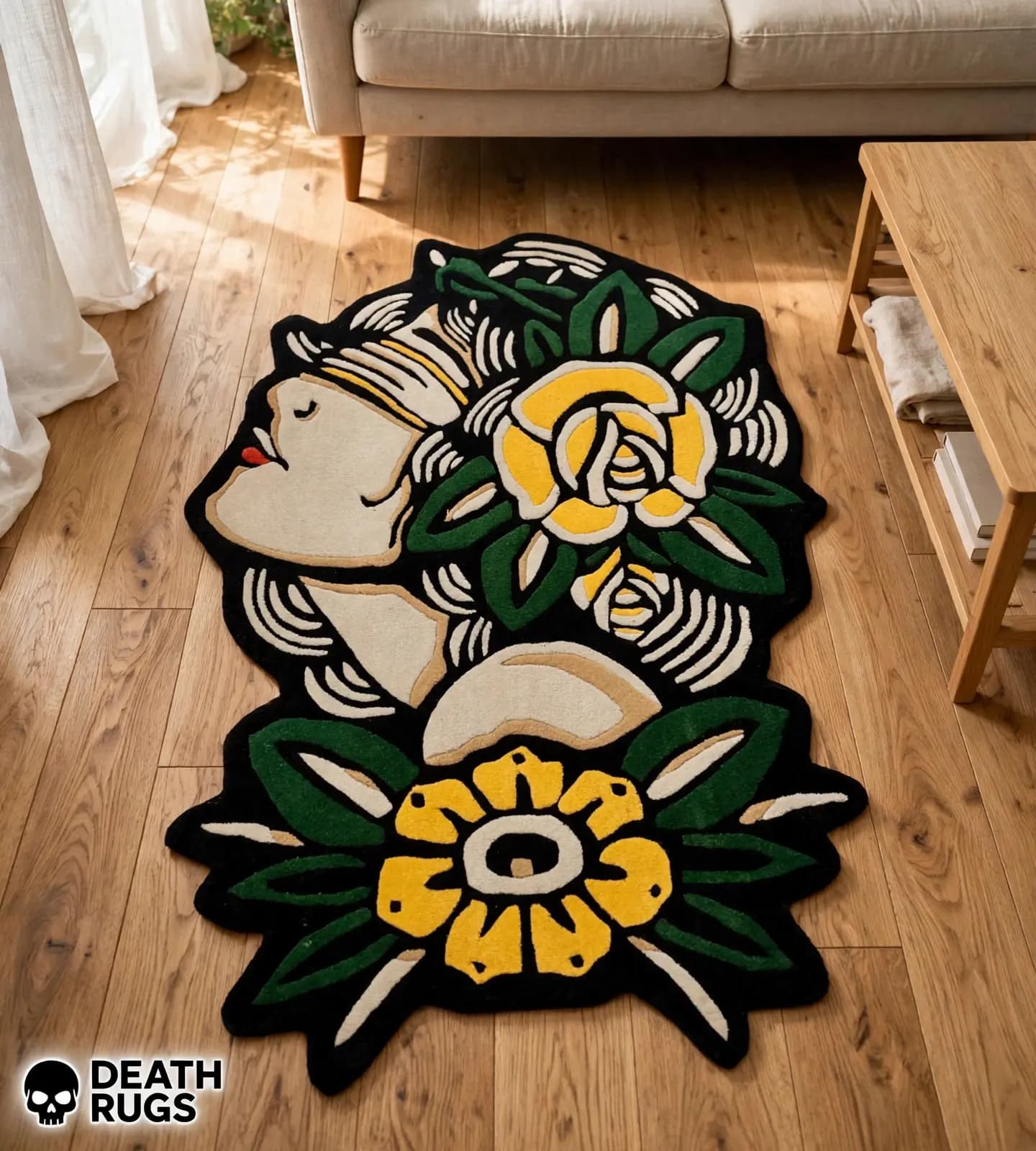 Golden Gypsy Rose Muse Rugs alternate