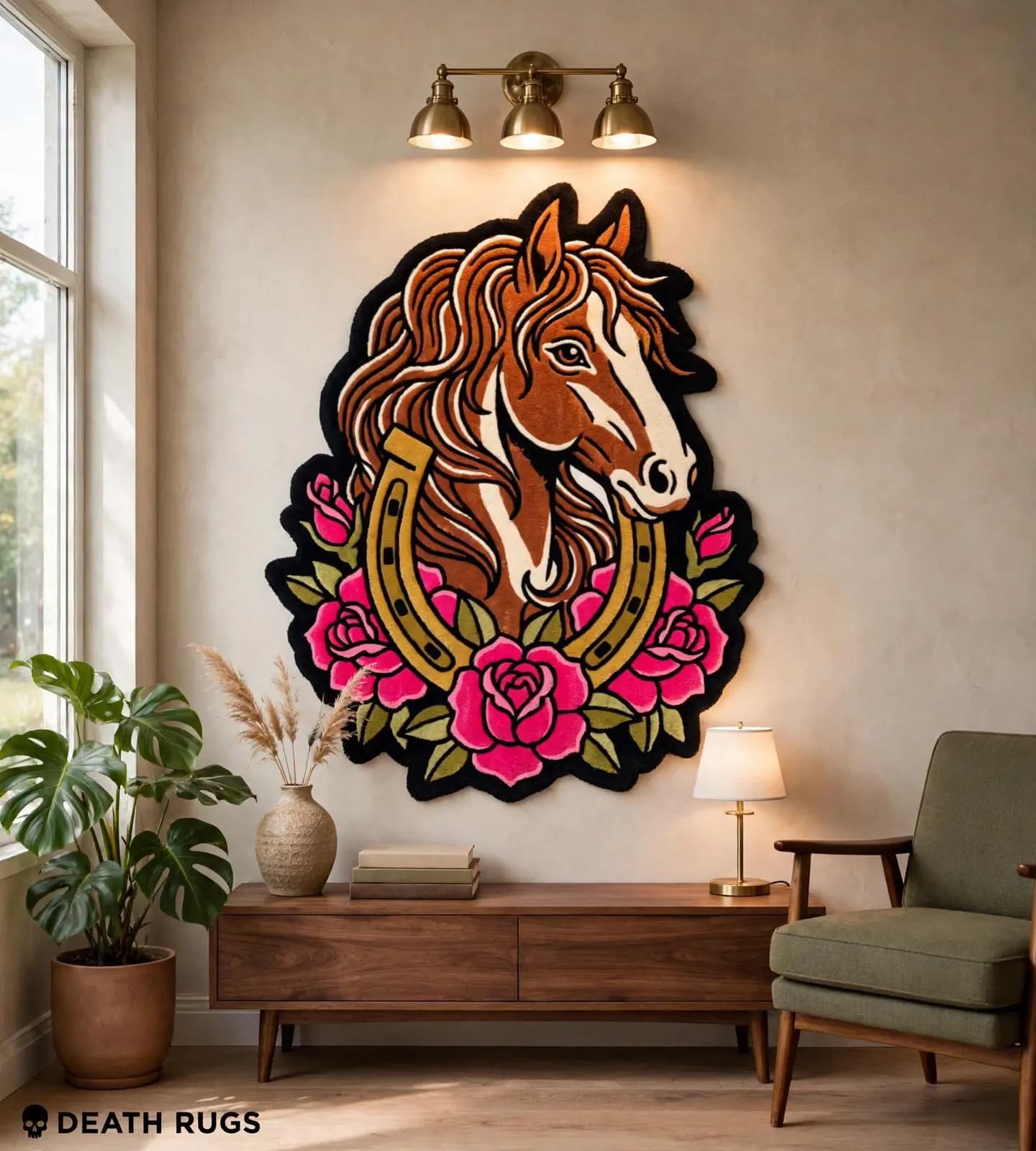 ild Stallion & Lucky Horseshoe Rugs thumbnail 7