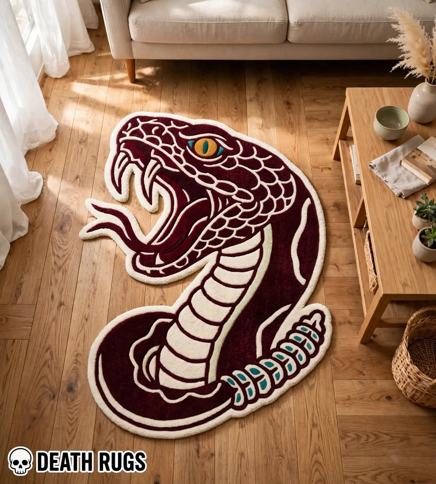 Crimson Rattler Strike Rugs thumbnail 4