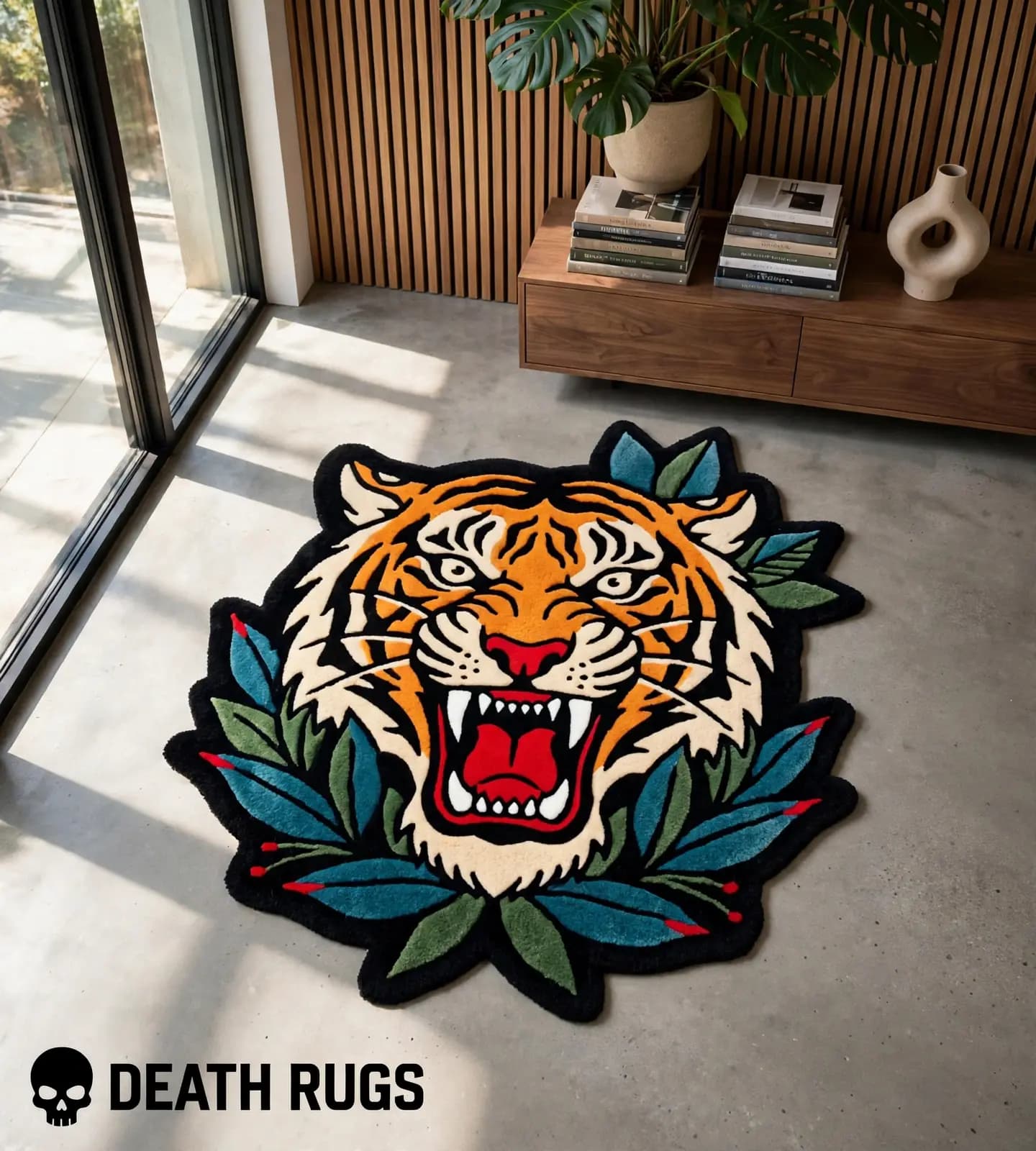 Roaring Bengal Tiger  Rugs thumbnail 6