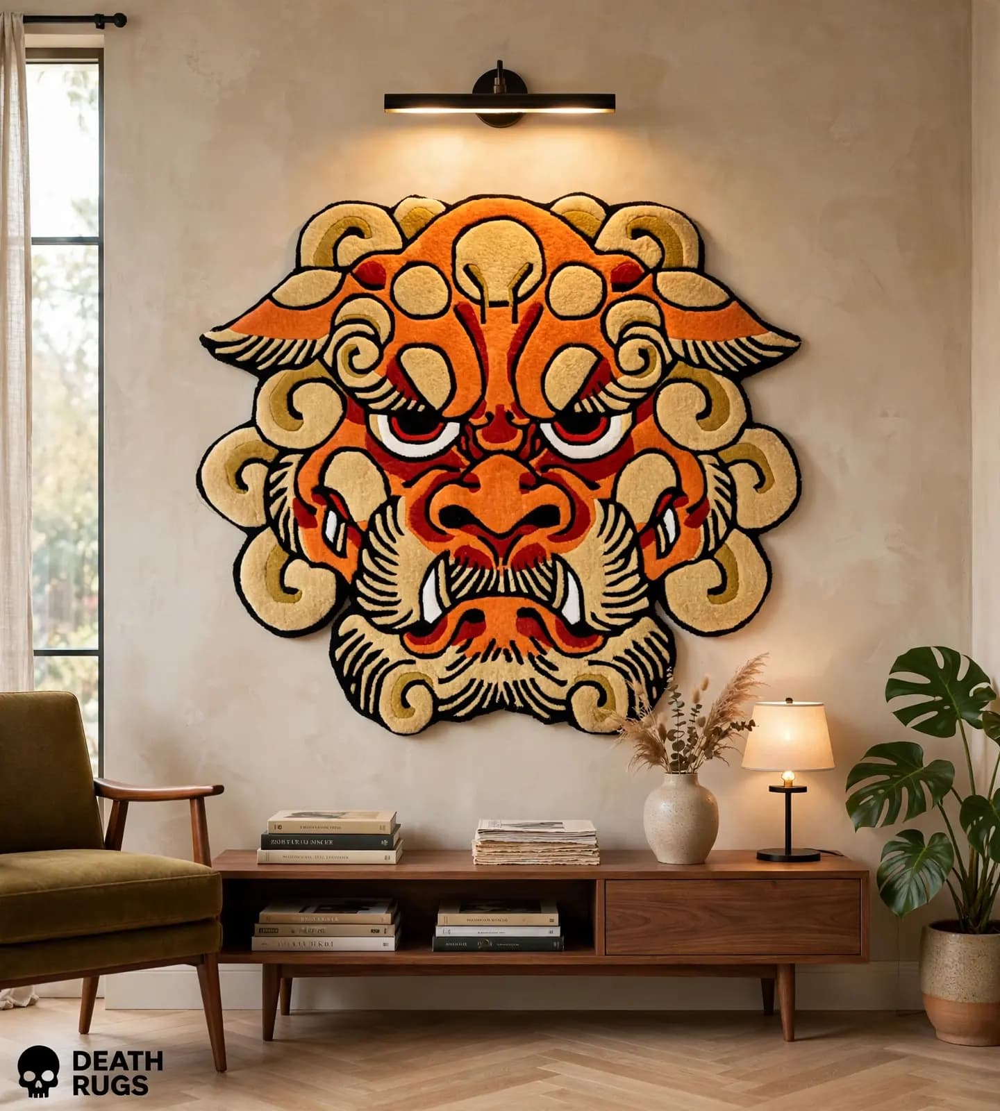 Flame Mane Shishi Lion Rugs thumbnail 3