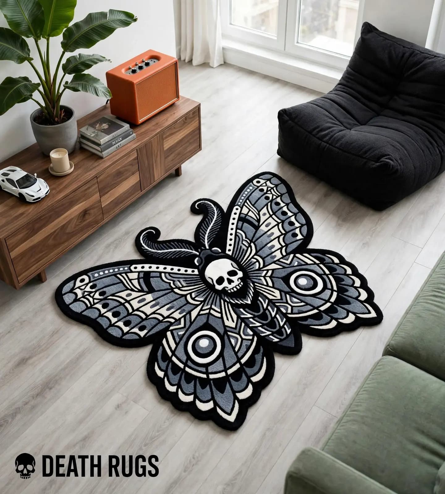 Death Head Moth Rugs thumbnail 6