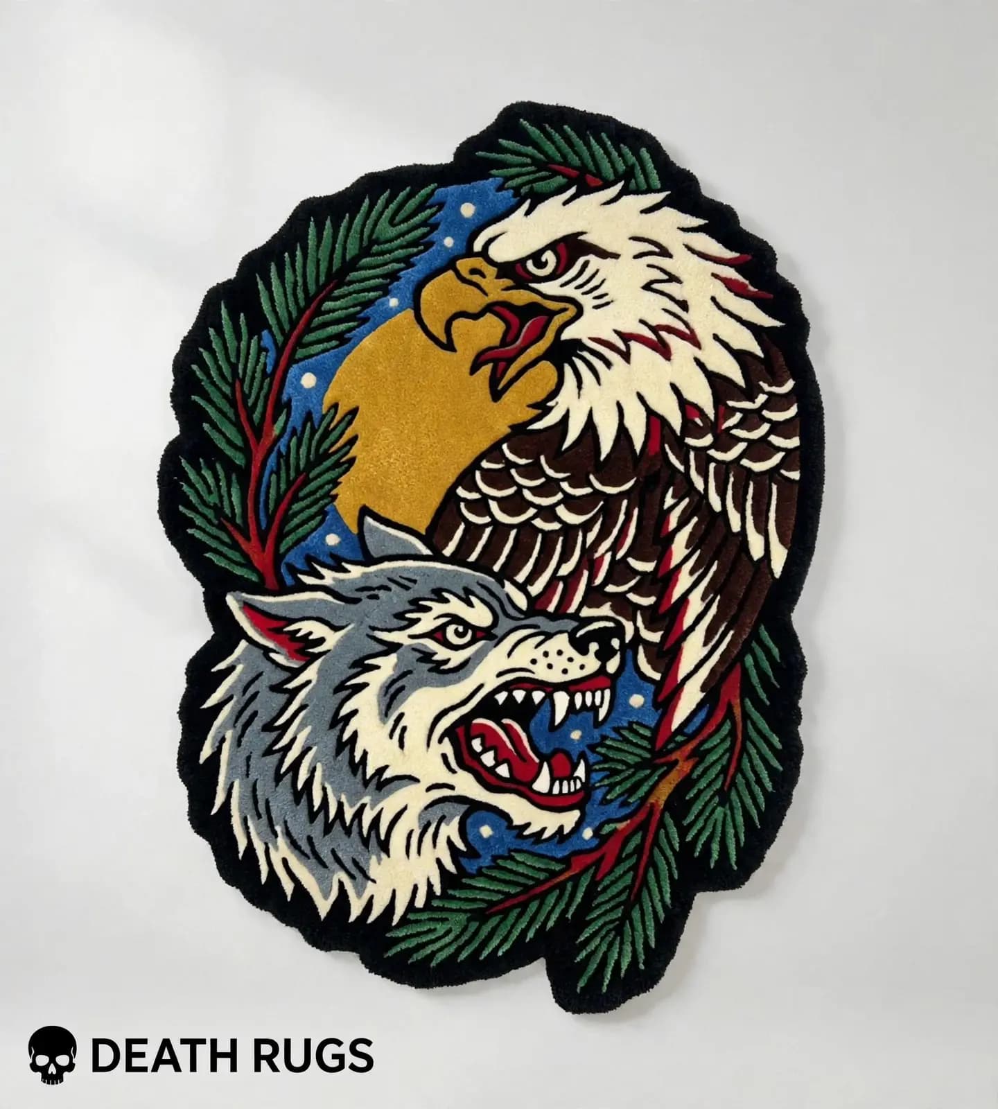 Eagle and Timberwolf Rugs