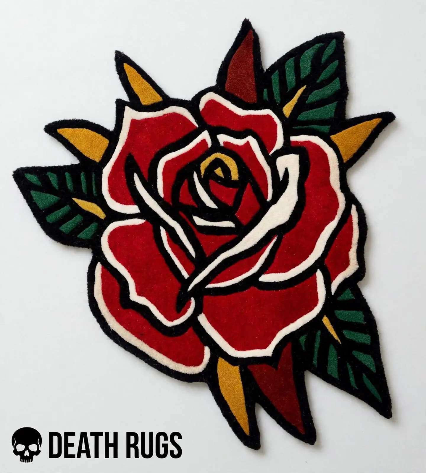 Crimson Thorn Rose Rugs