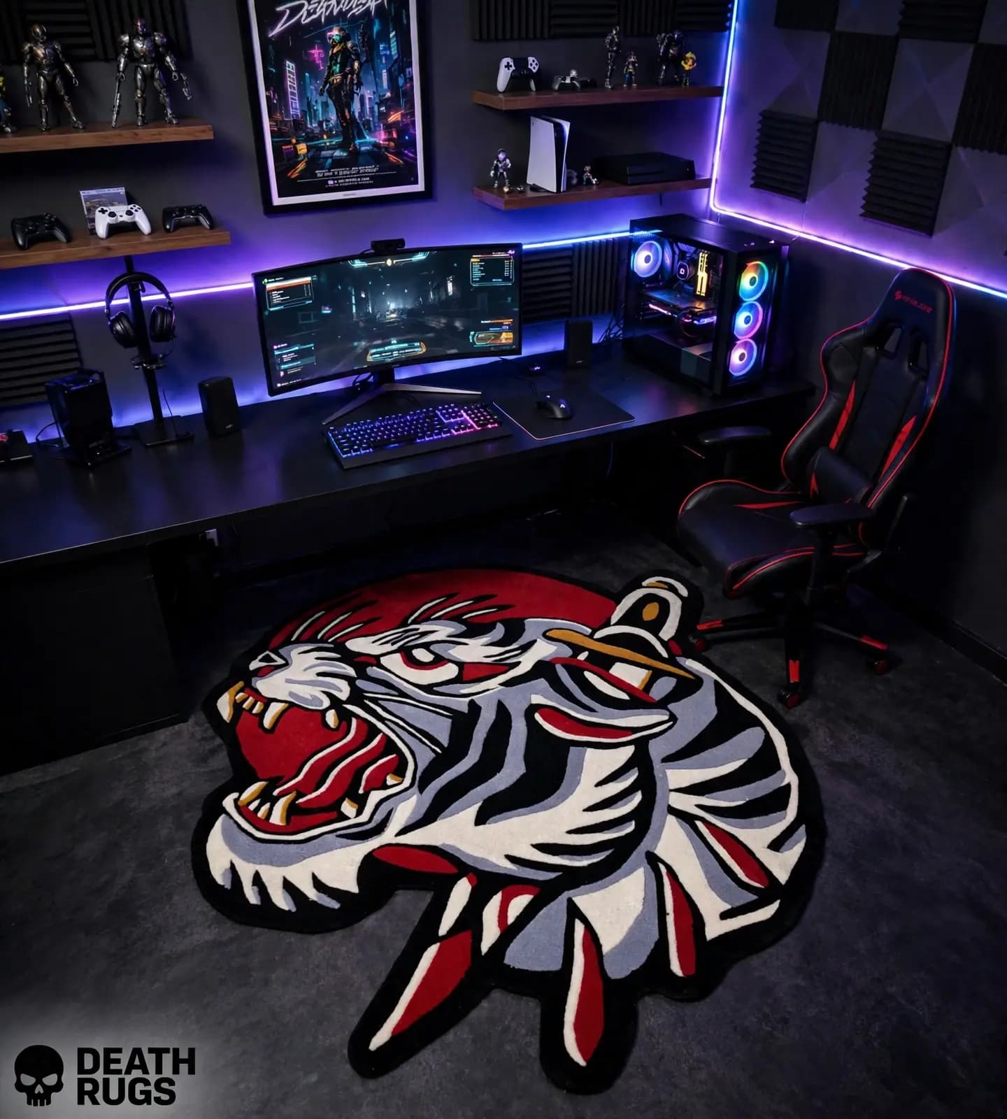 Dagger Tiger Rug thumbnail 8