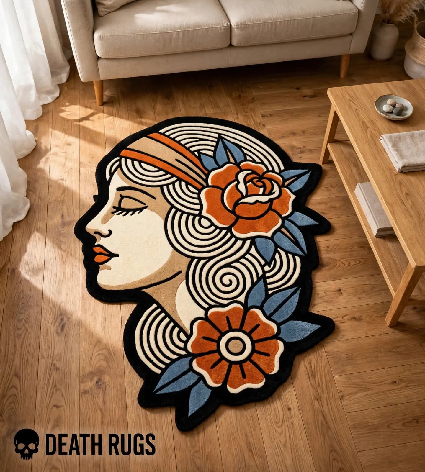 Traditional Rose Maiden Rugs alternate