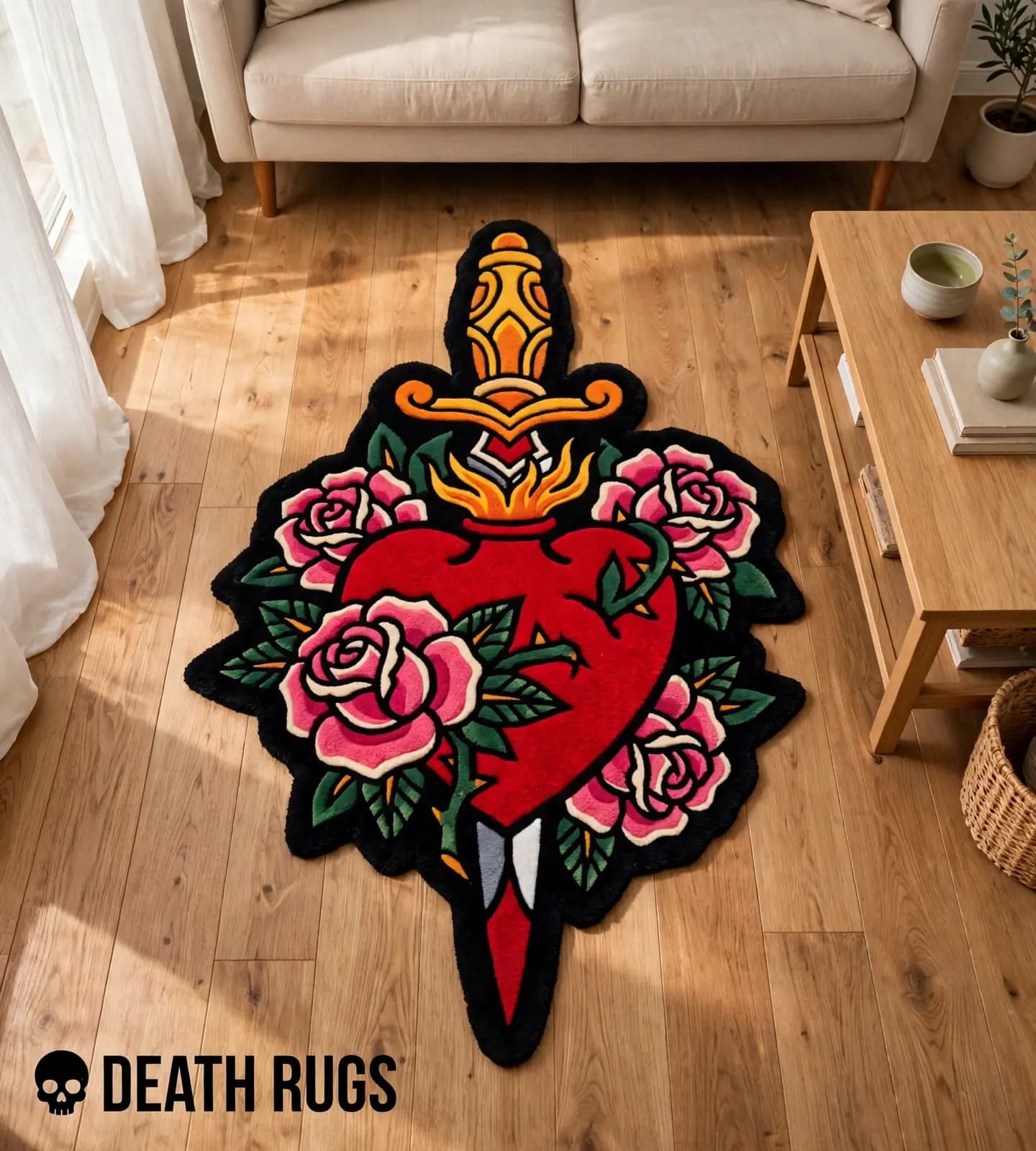 Sacred Heart & Dagger Rugs thumbnail 10
