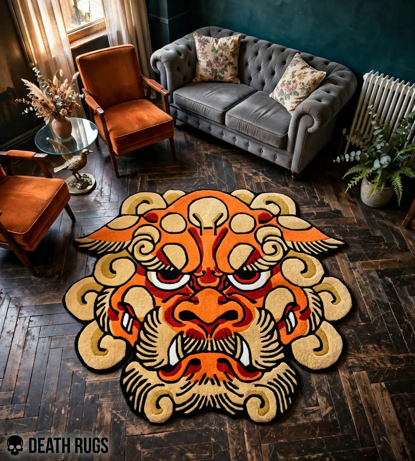 Flame Mane Shishi Lion Rugs thumbnail 5