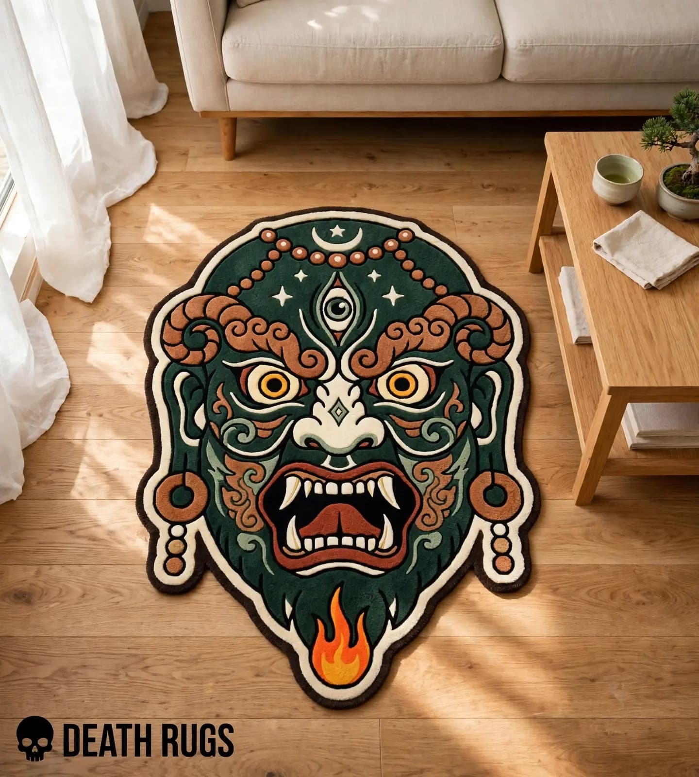 Emerald Wrath Mahakala Rugs alternate