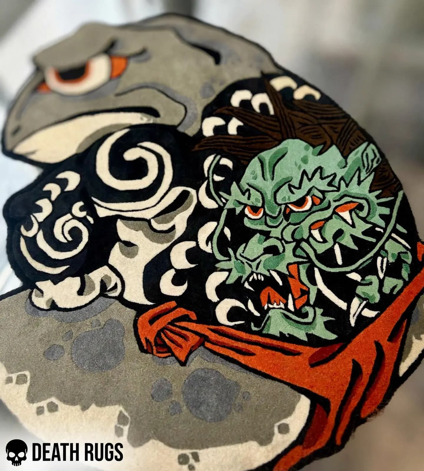 Toad Sage Dragon Rugs thumbnail 1