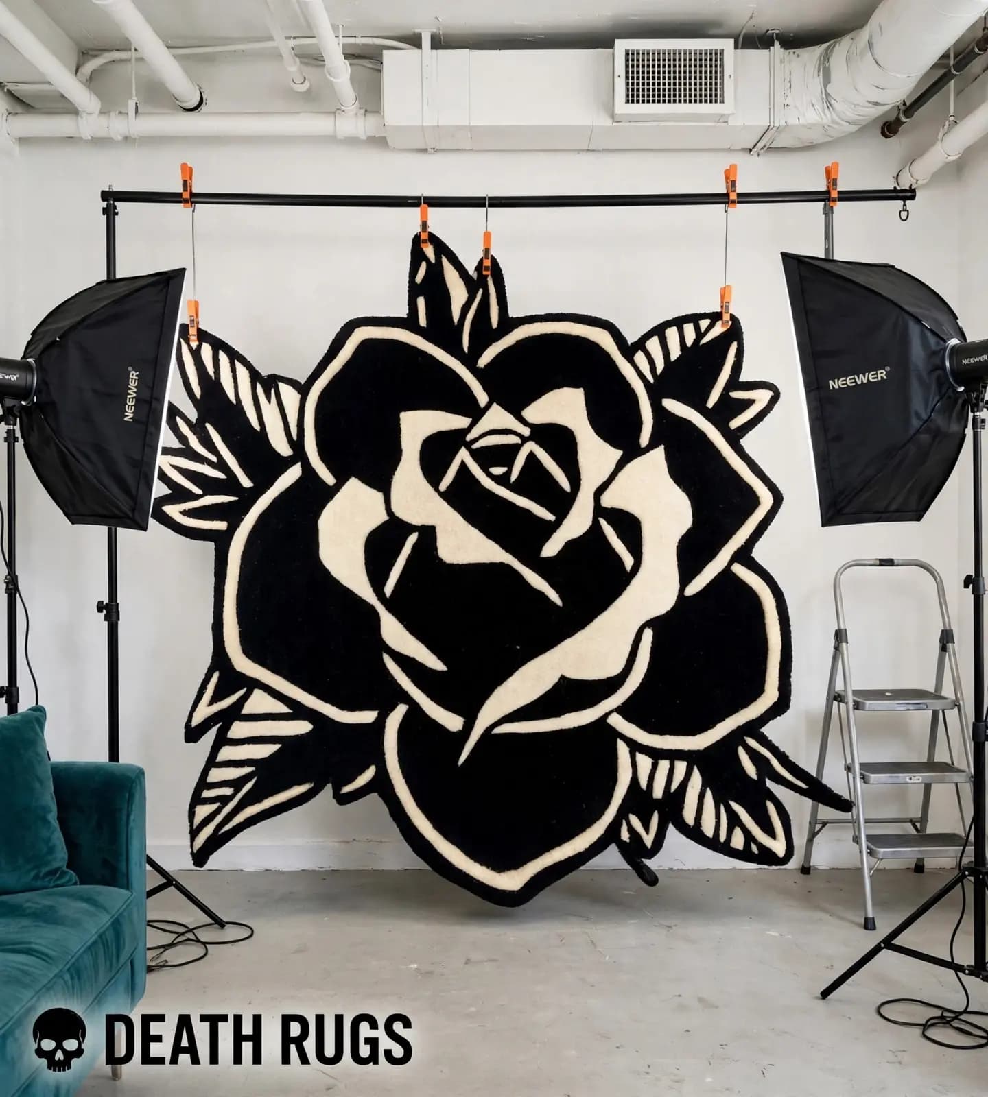 Noir Rose Rugs thumbnail 7