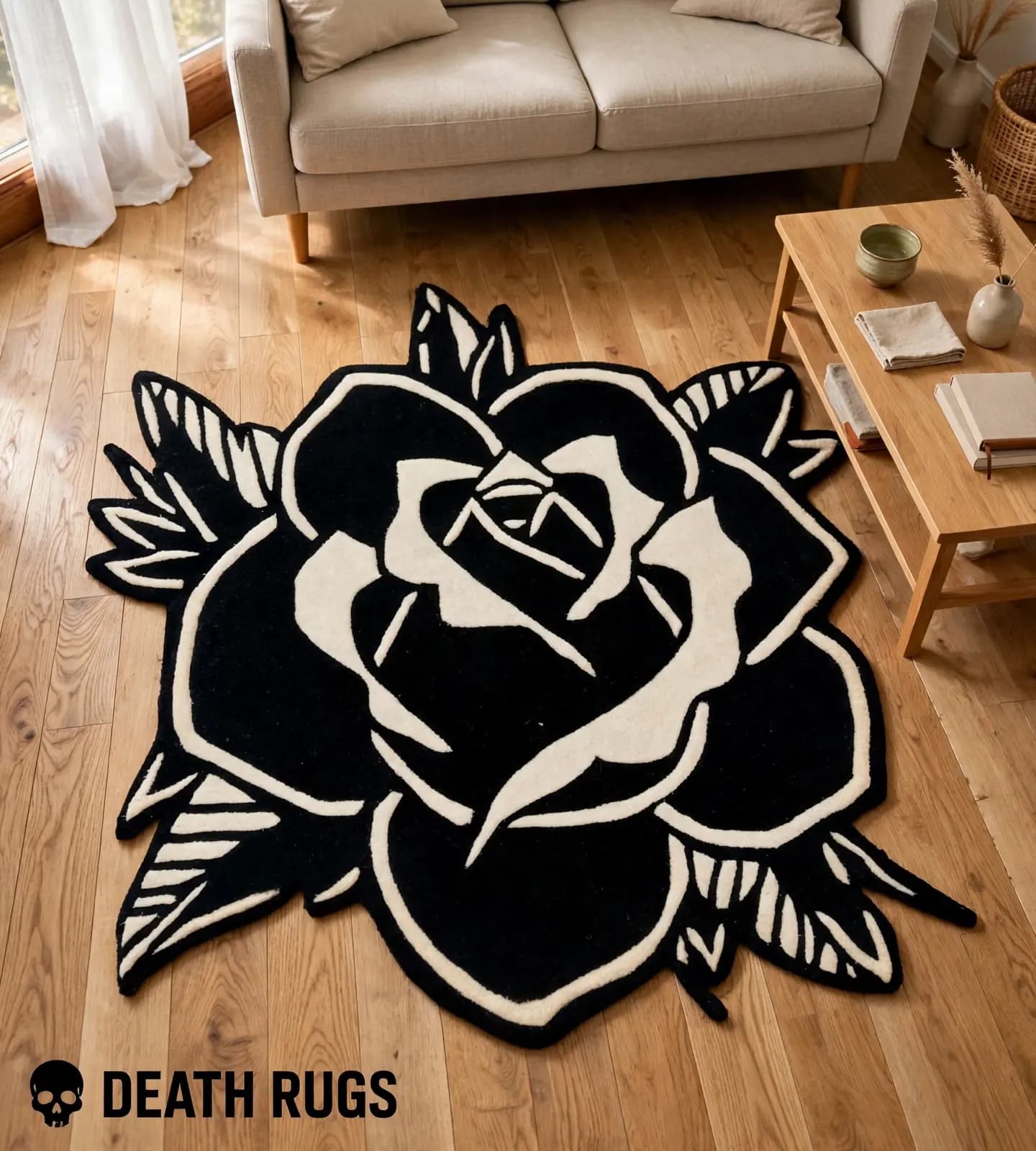 Noir Rose Rugs thumbnail 4