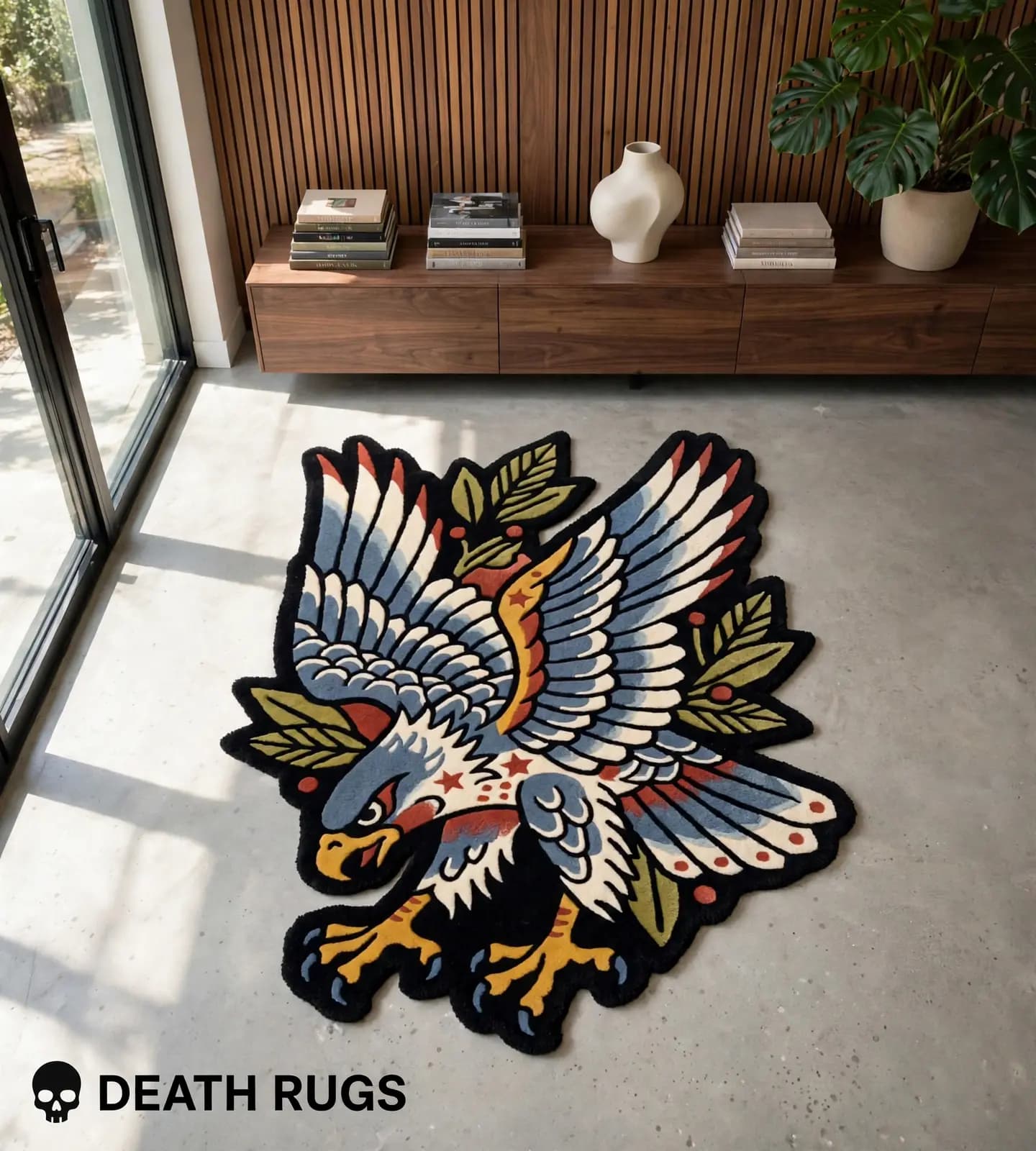 Swooping Eagle & Laurel Branch Rugs thumbnail 5