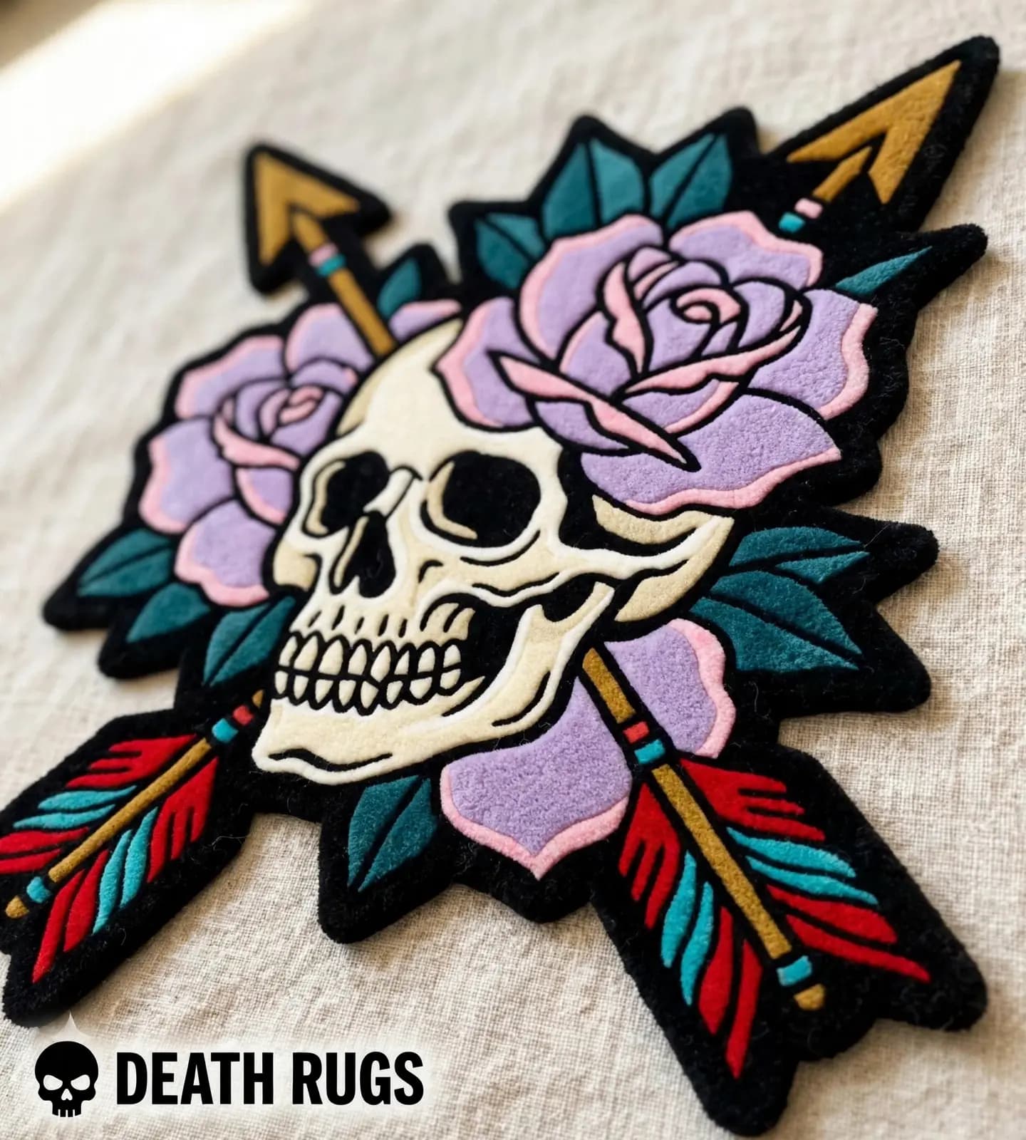 Crossed Arrows Skull Rugs thumbnail 8