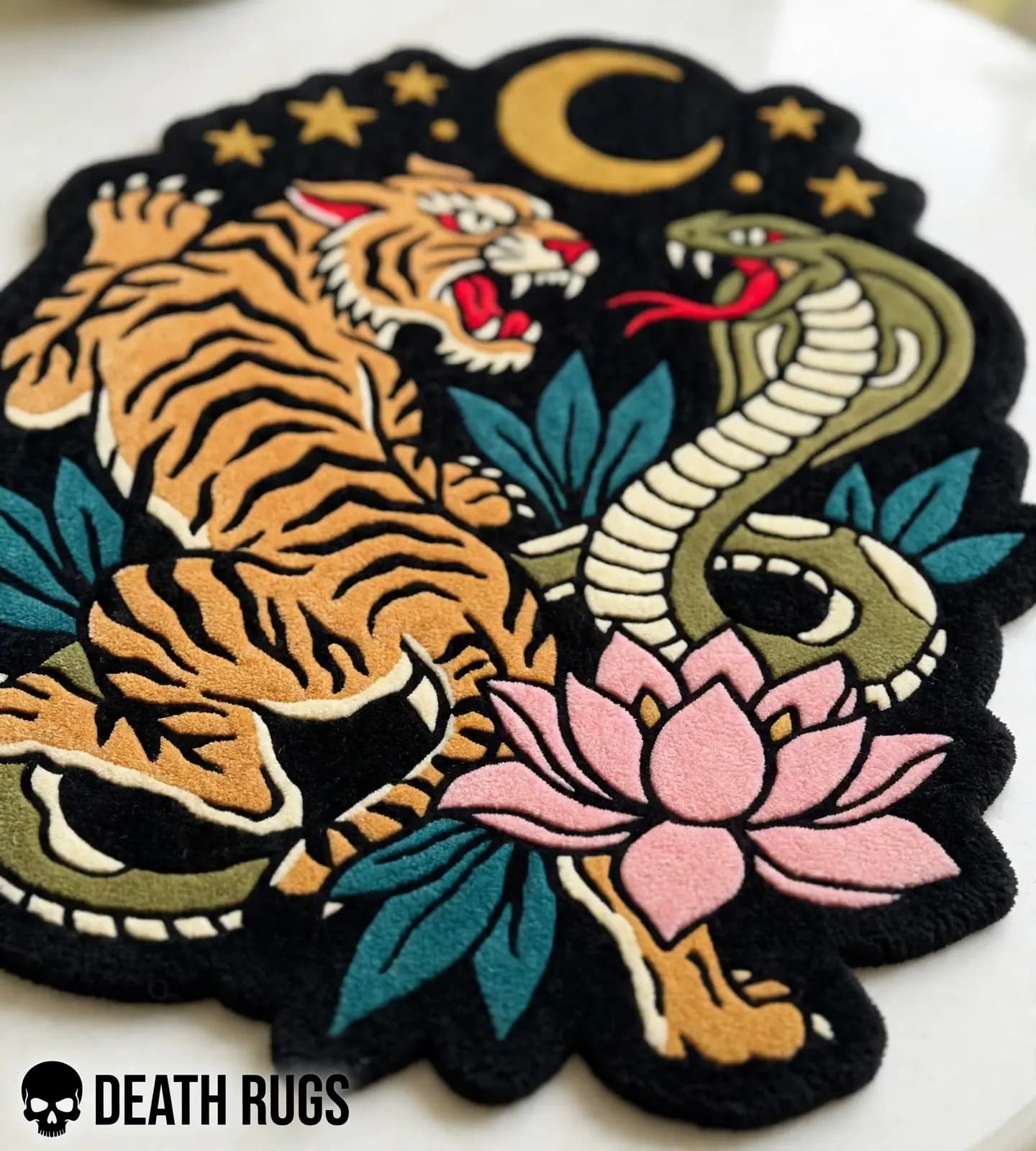 Tiger and Serpent Duel Rugs thumbnail 8