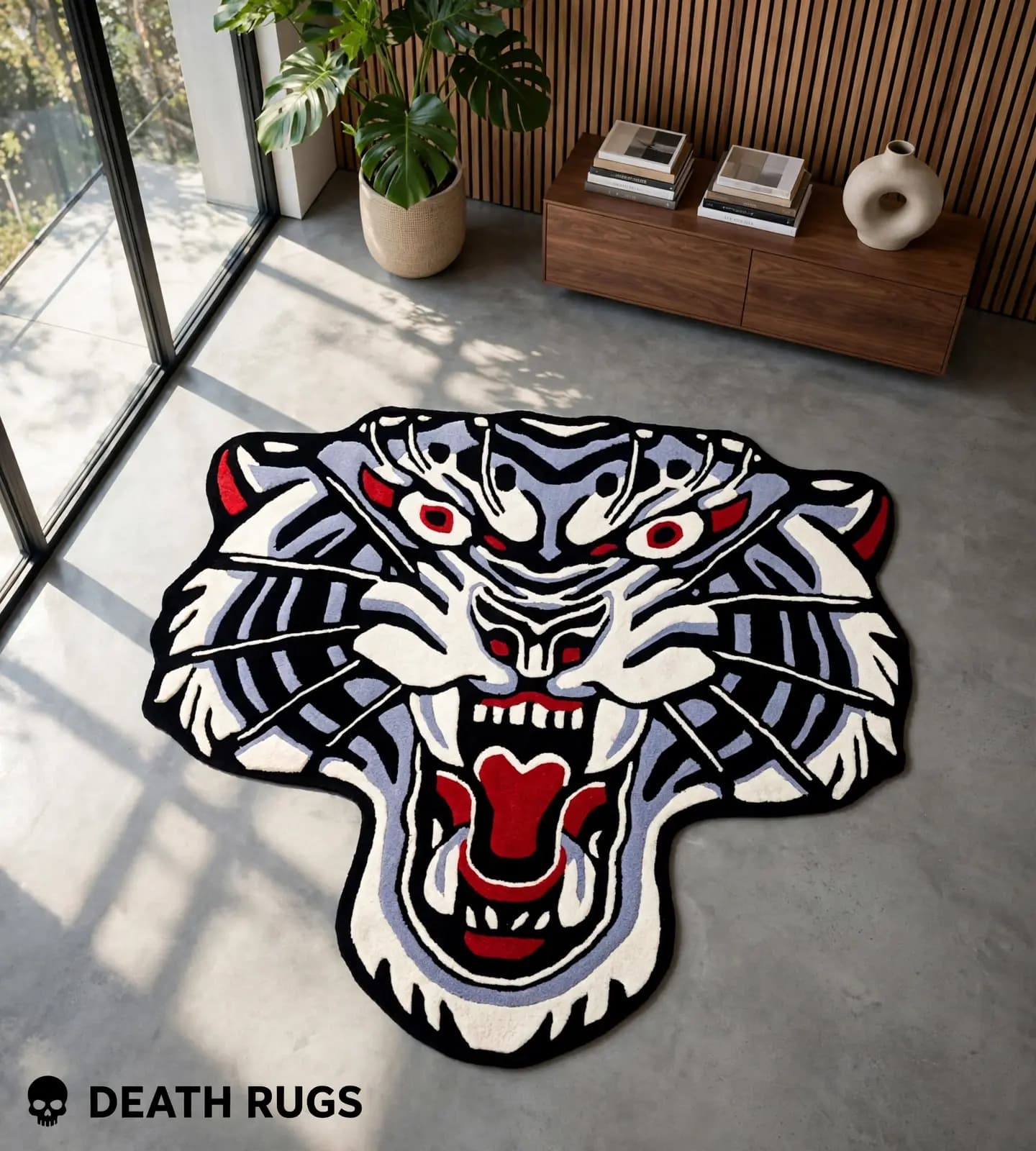 The Shadow Panther Tiger Rug thumbnail 4