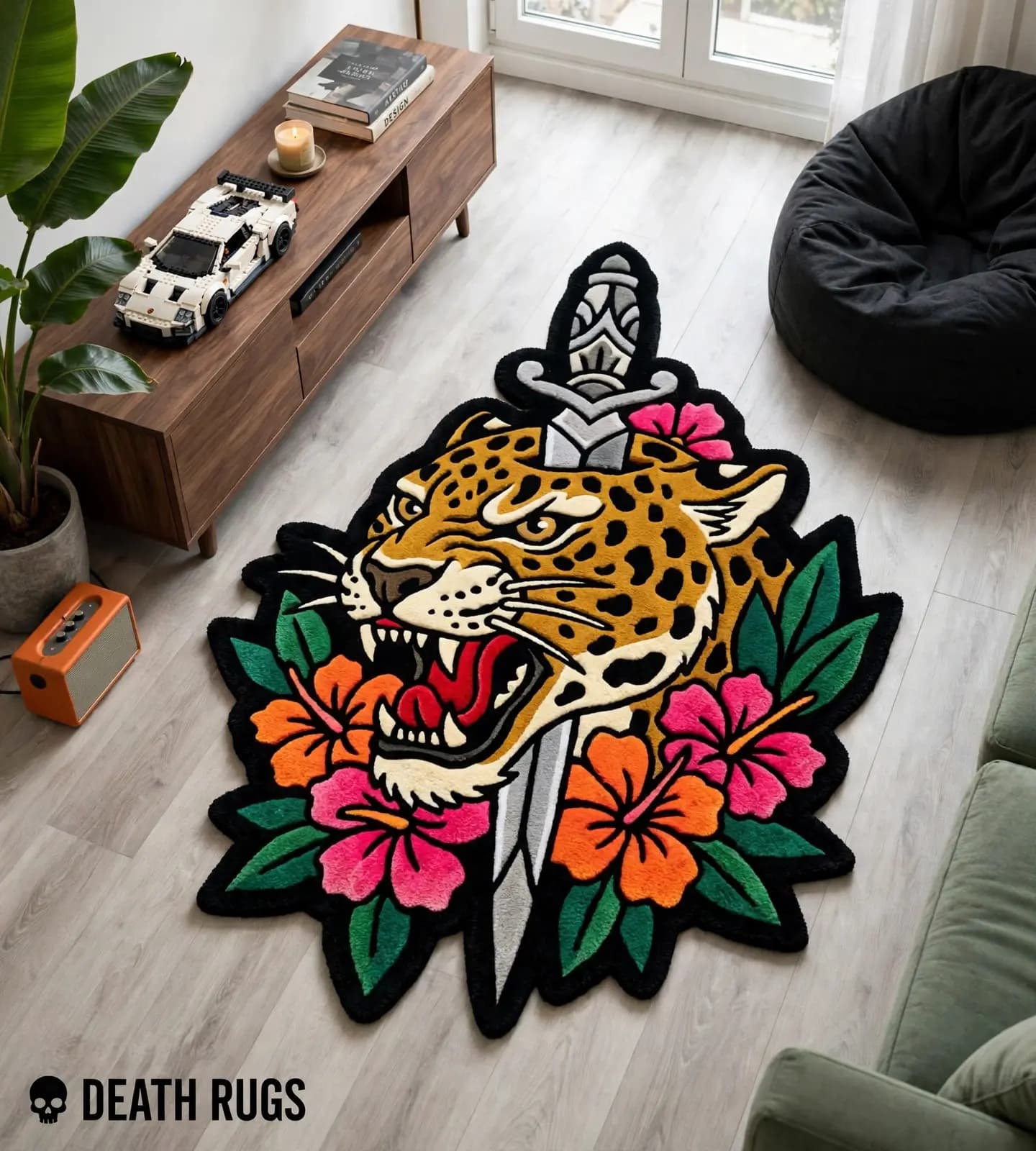 Jaguar and Dagger Rugs thumbnail 6