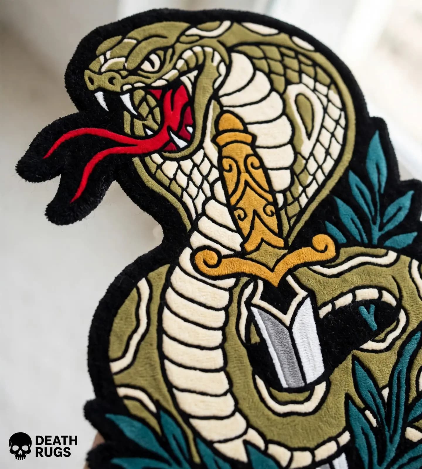 Striking Cobra & Dagger Rugs thumbnail 8