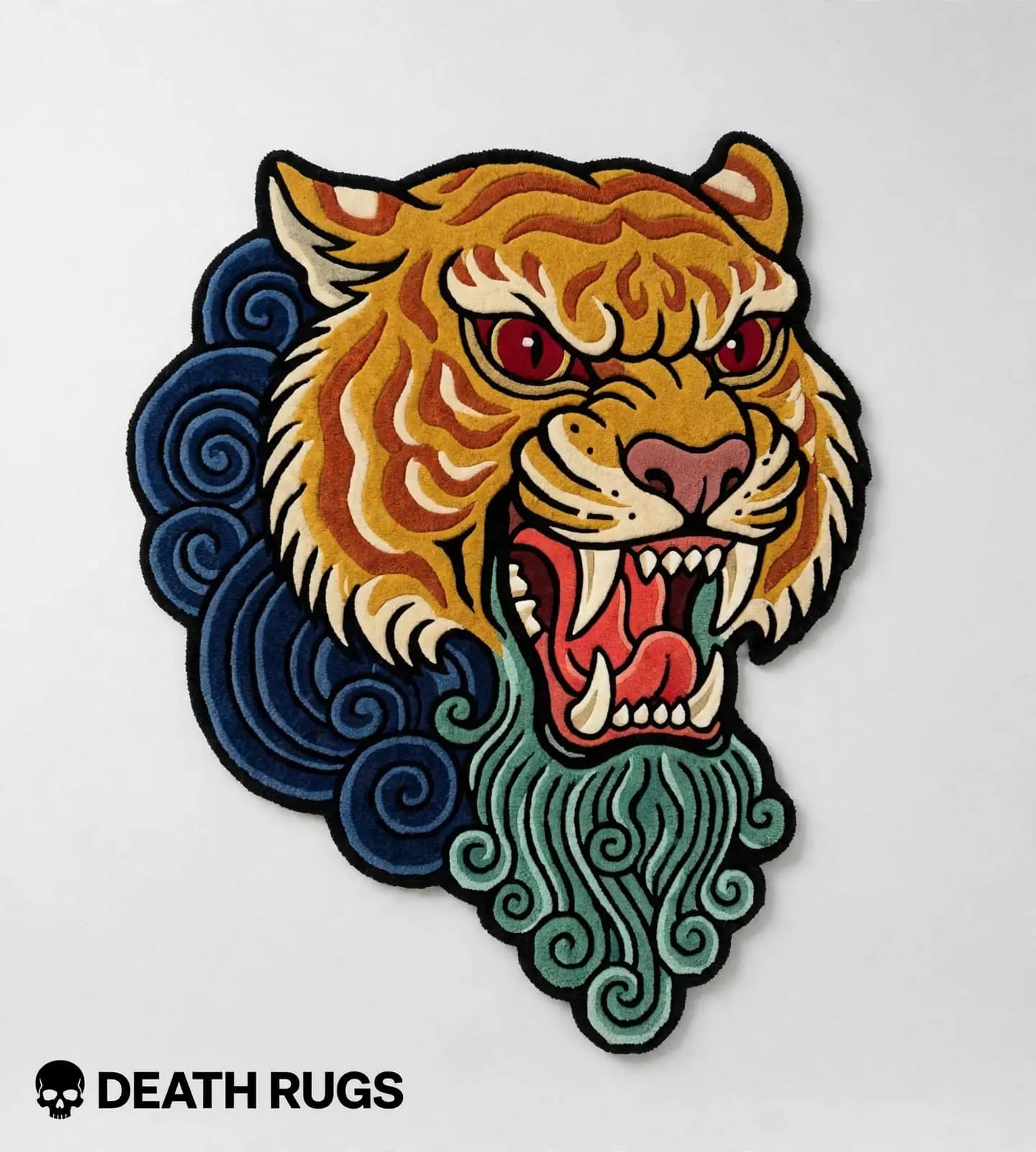 Roaring Storm Tiger Rugs