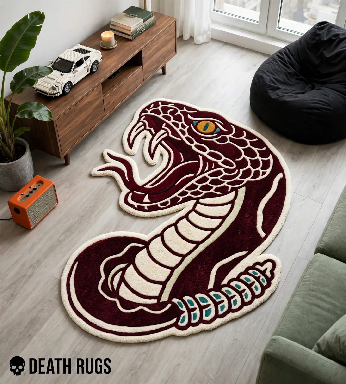 Crimson Rattler Strike Rugs thumbnail 5