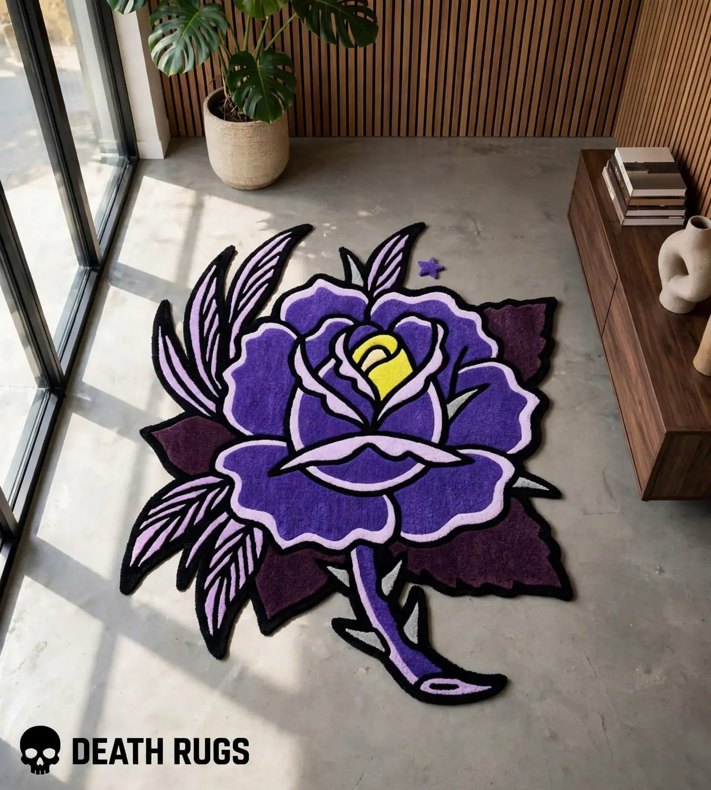 Violet Thorn Rose Rugs thumbnail 4