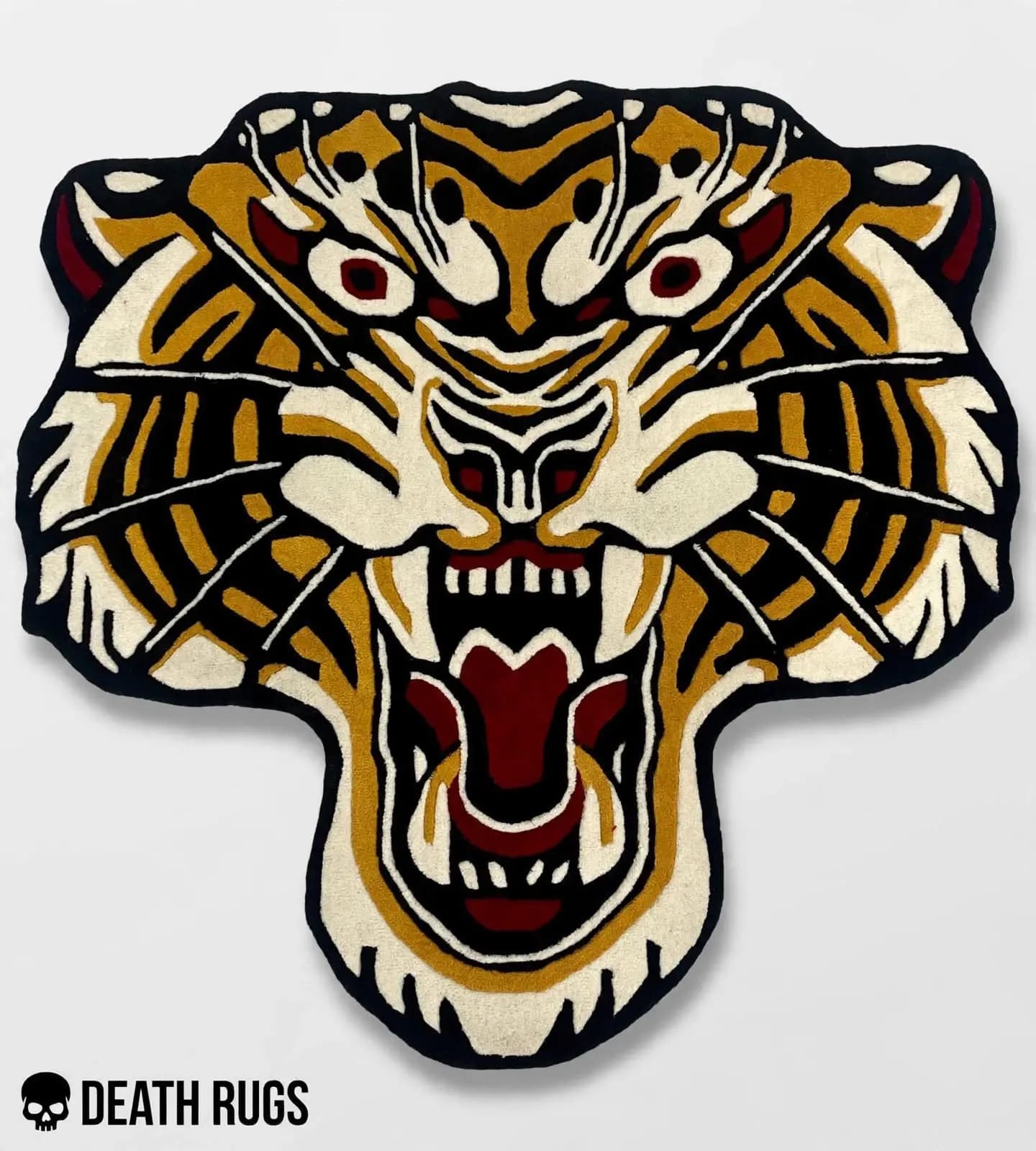 Golden Roar Tiger Rug