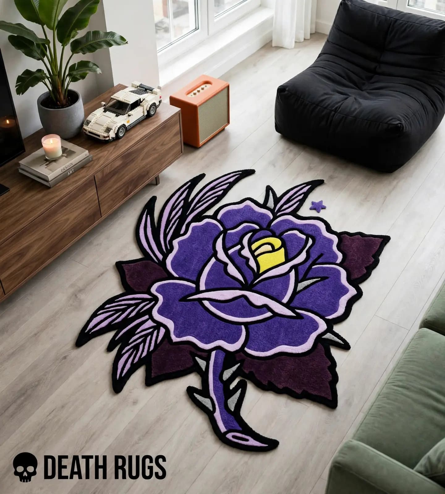 Violet Thorn Rose Rugs thumbnail 6