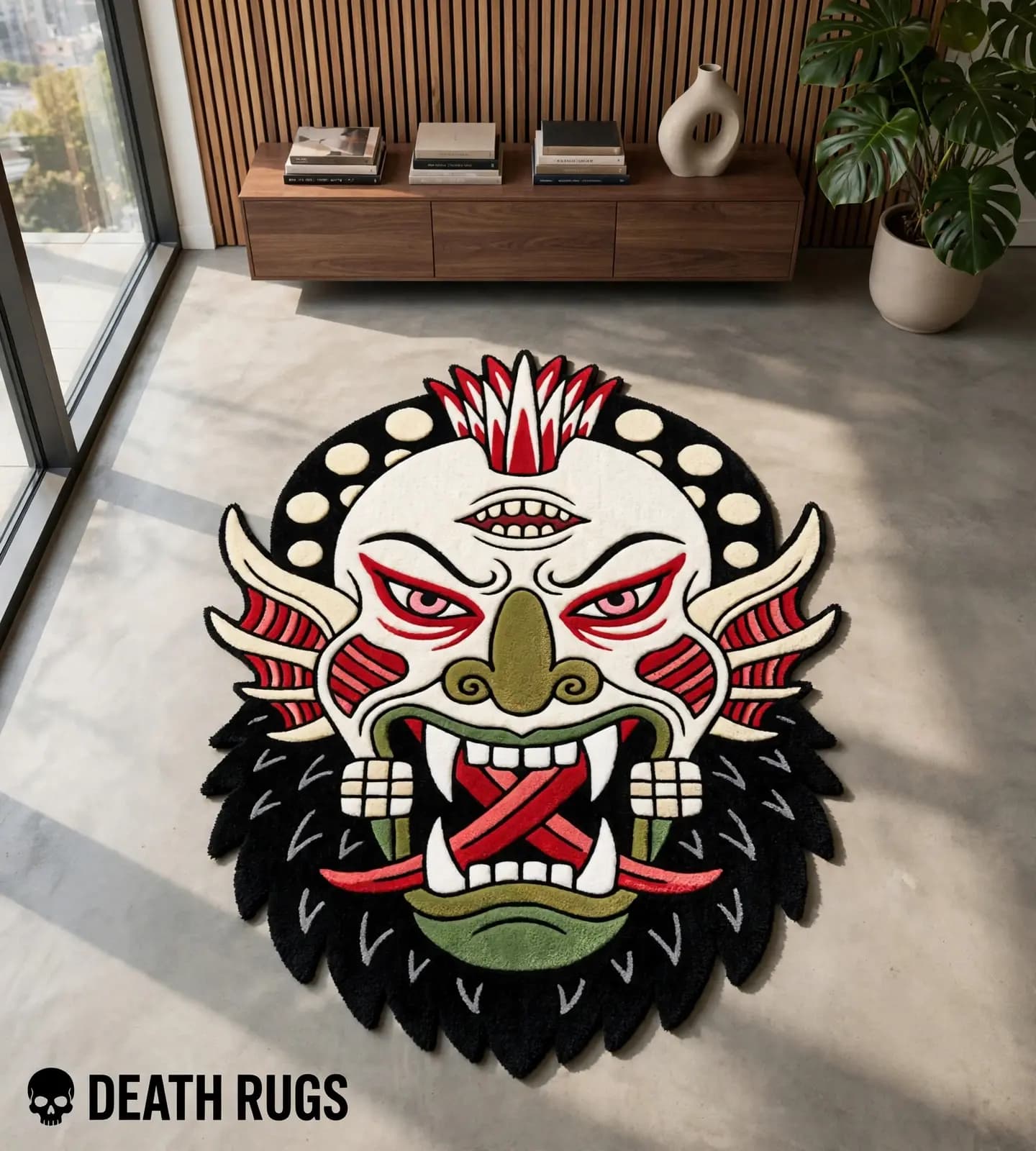 Third Eye Yōkai Mask Rugs thumbnail 8