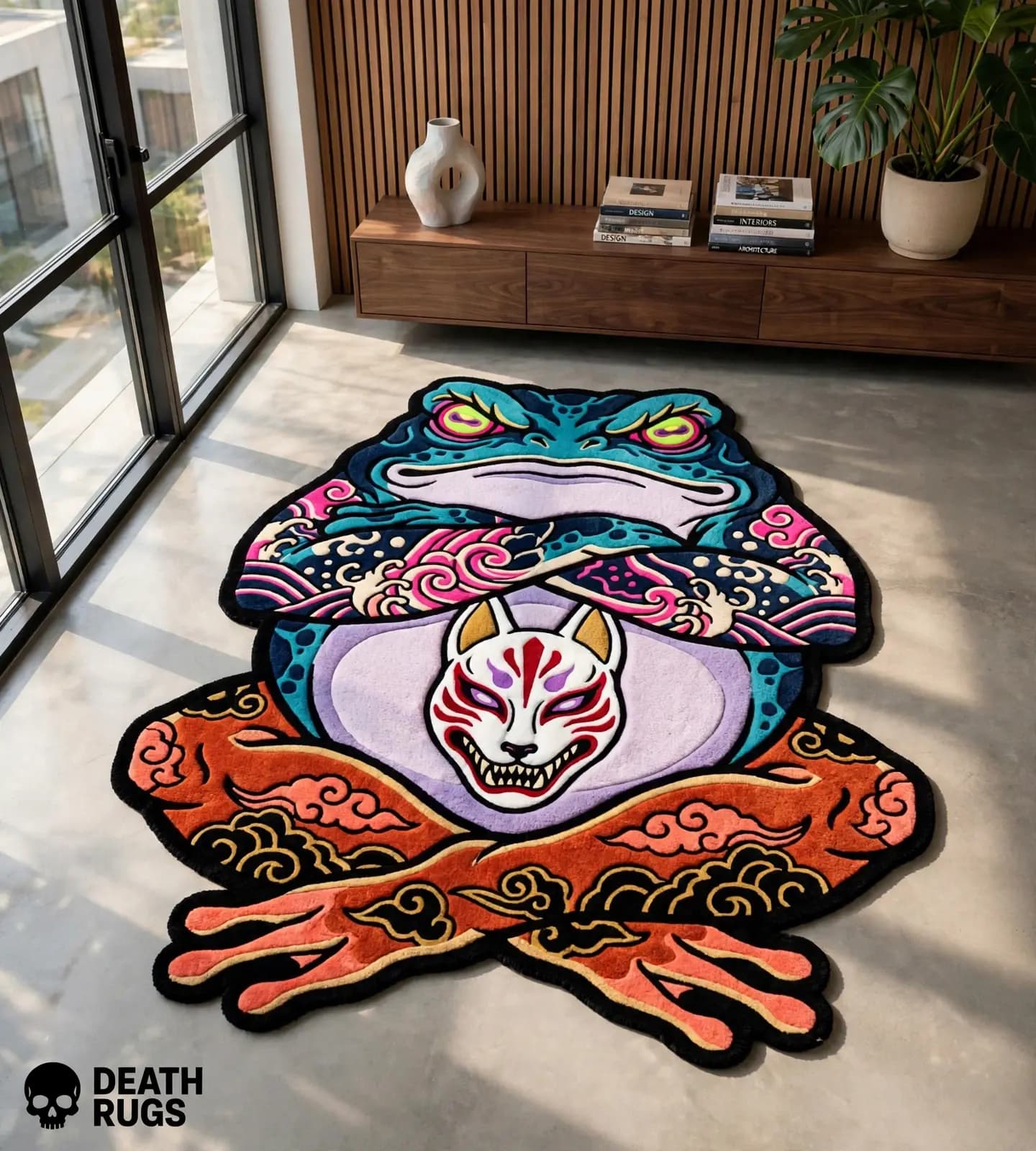 Kitsune Irezumi Toad Rugs alternate