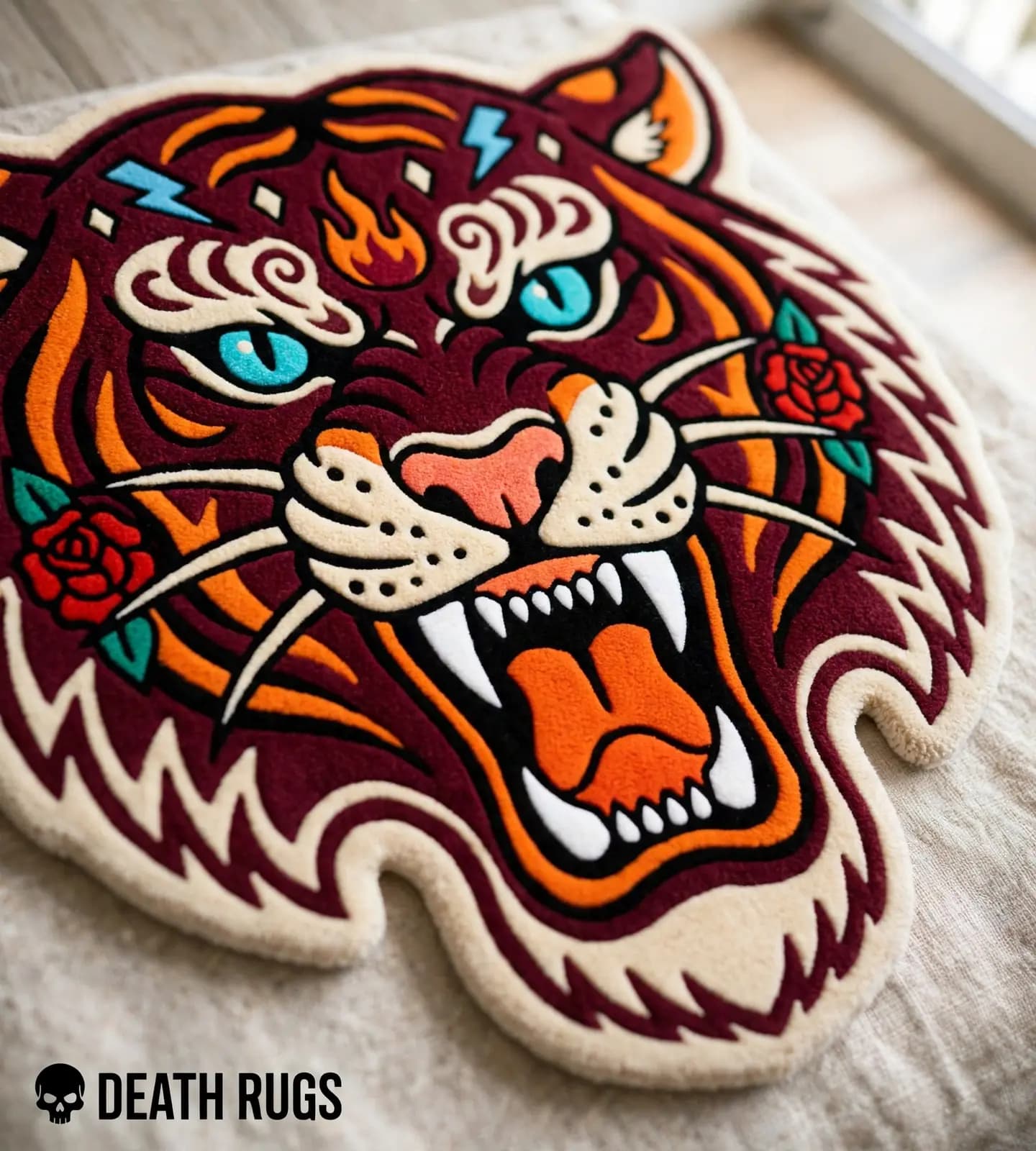Crimson Flame Tiger Rugs thumbnail 8