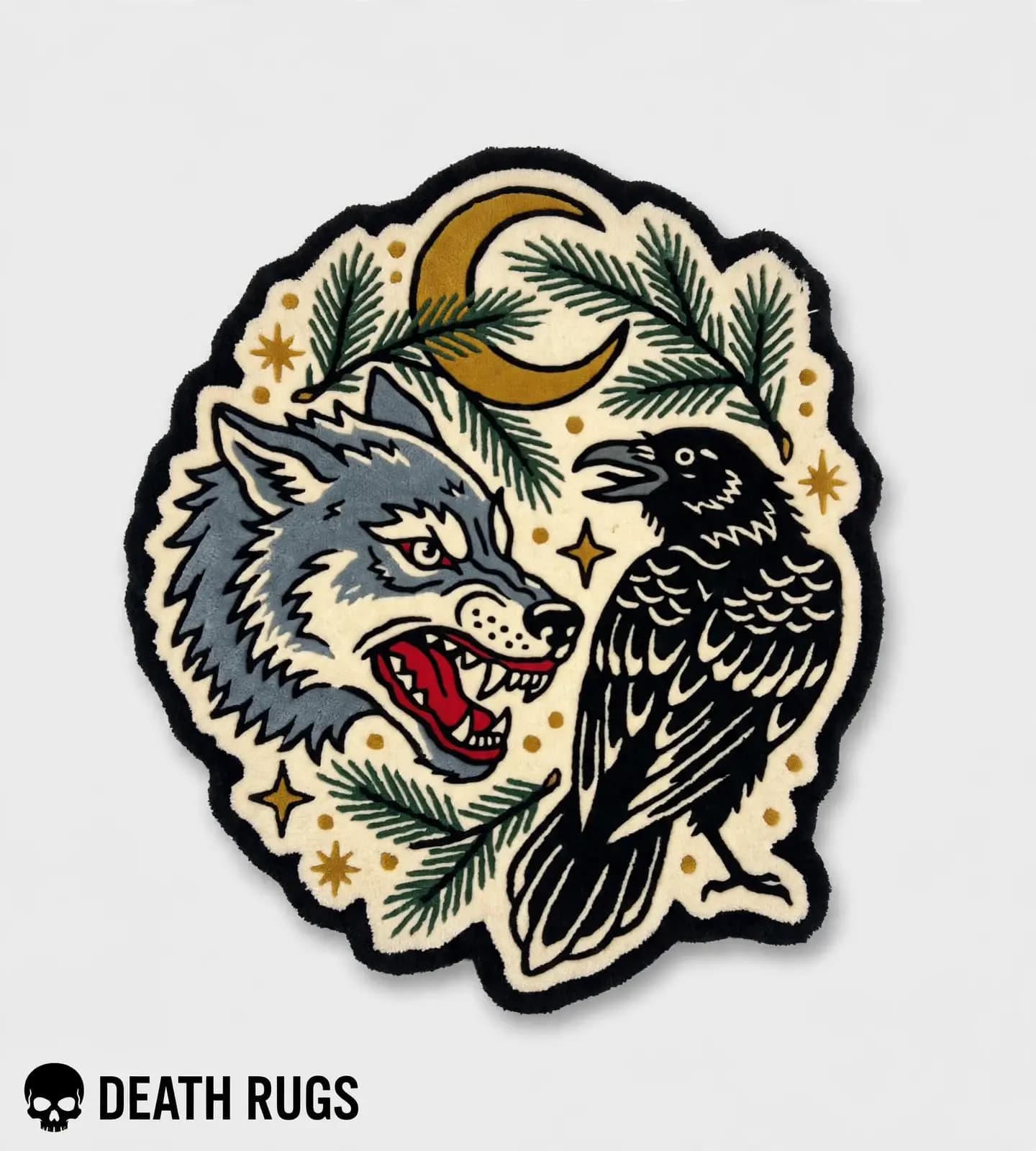 Wolf & Raven Nocturne  Rugs