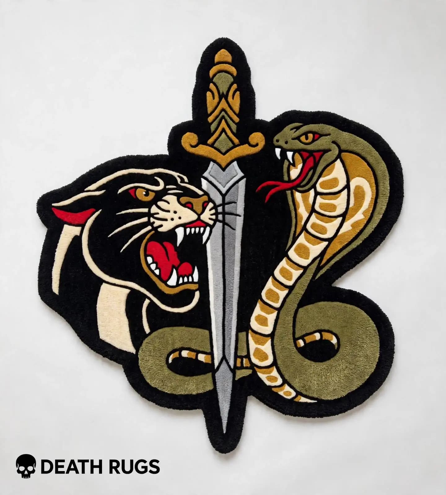 Panther, Cobra & Dagger Rugs
