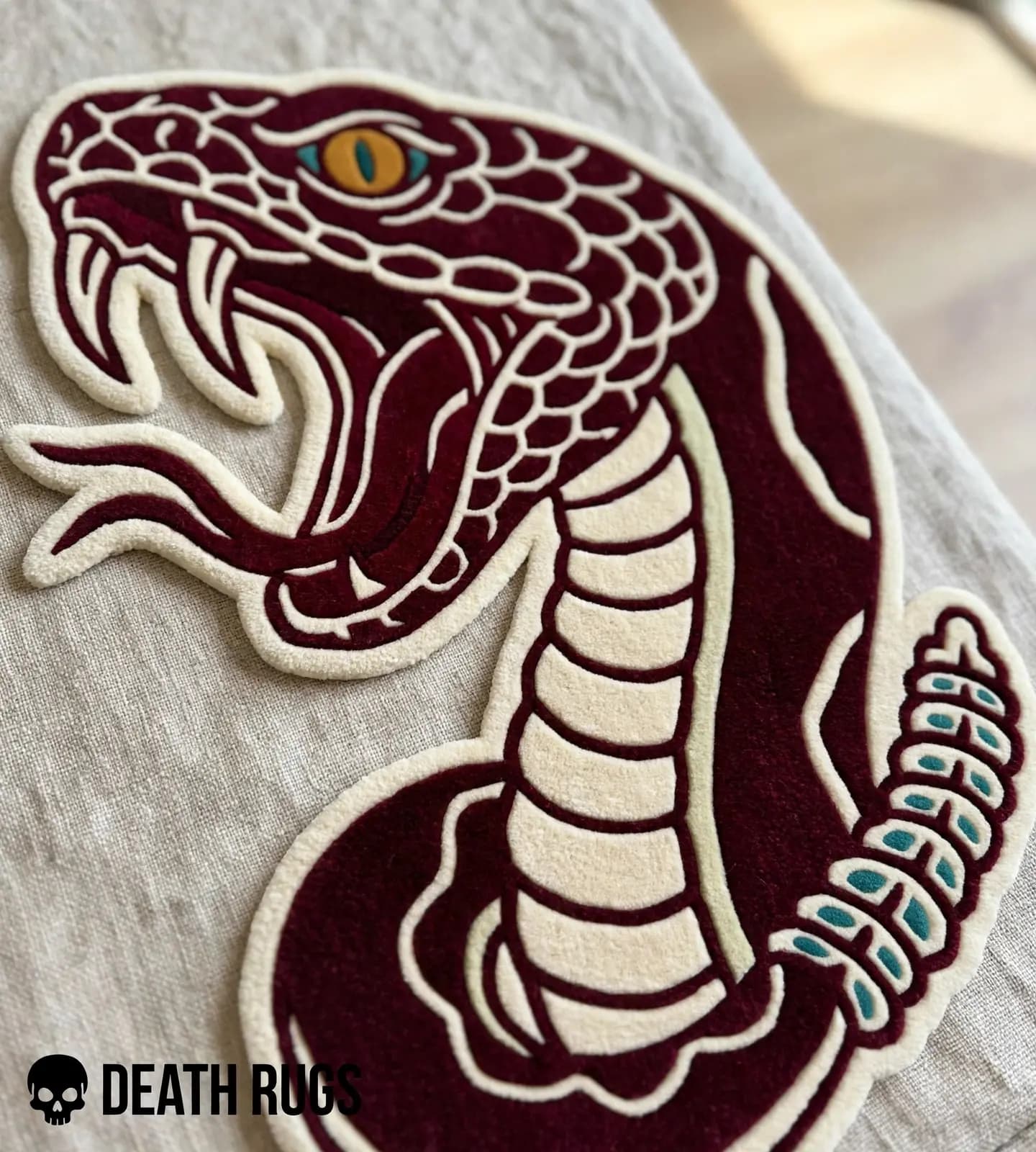 Crimson Rattler Strike Rugs alternate