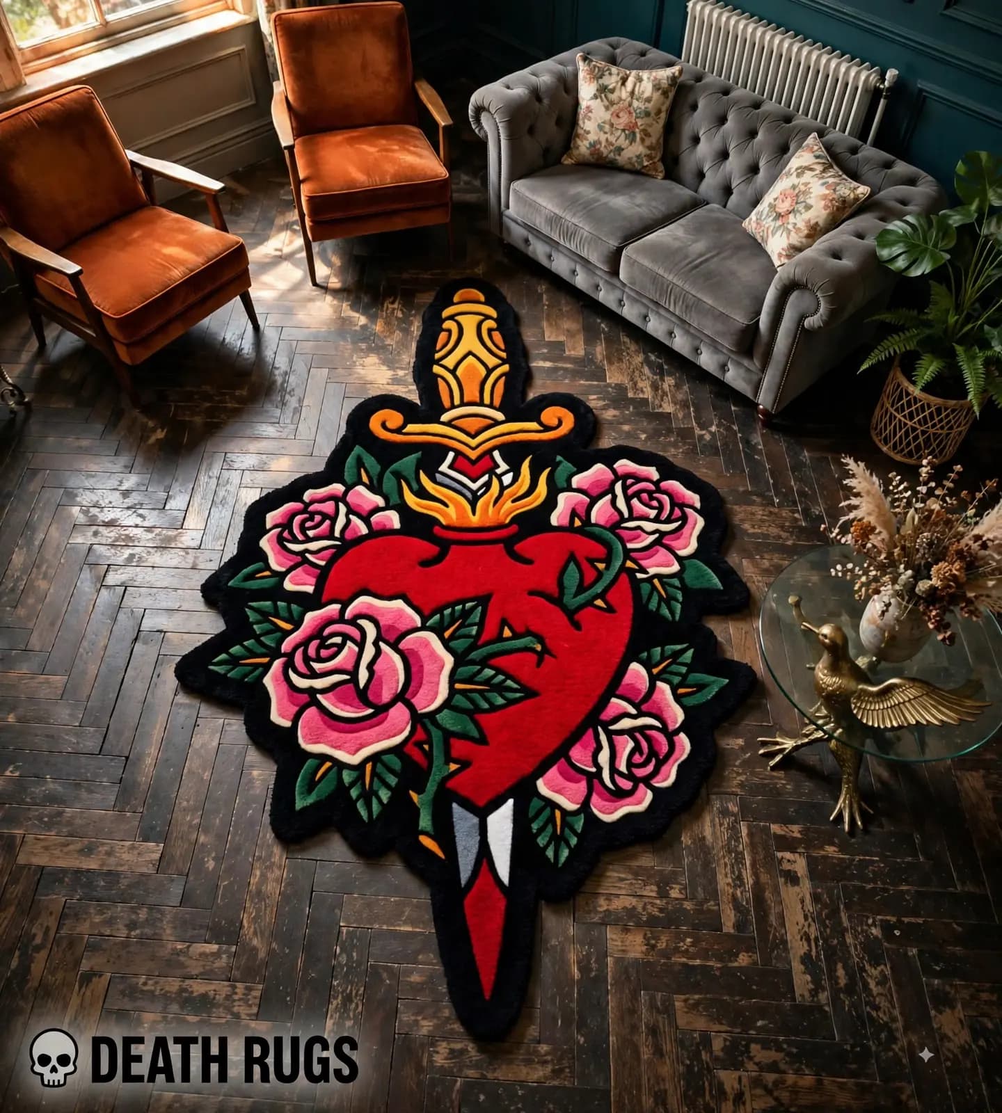 Sacred Heart & Dagger Rugs thumbnail 4