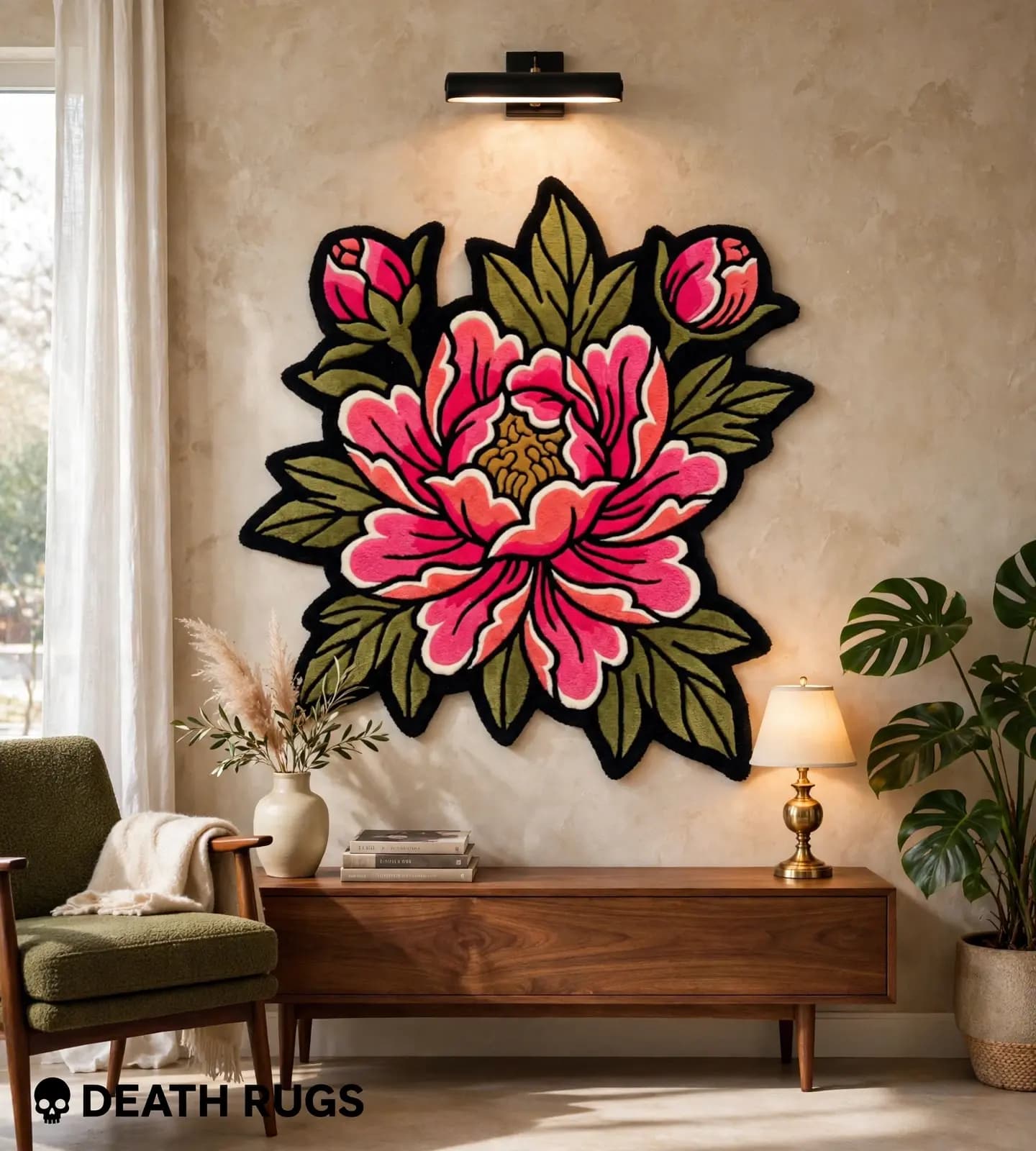 Japanese Peony Blossom Rugs thumbnail 6