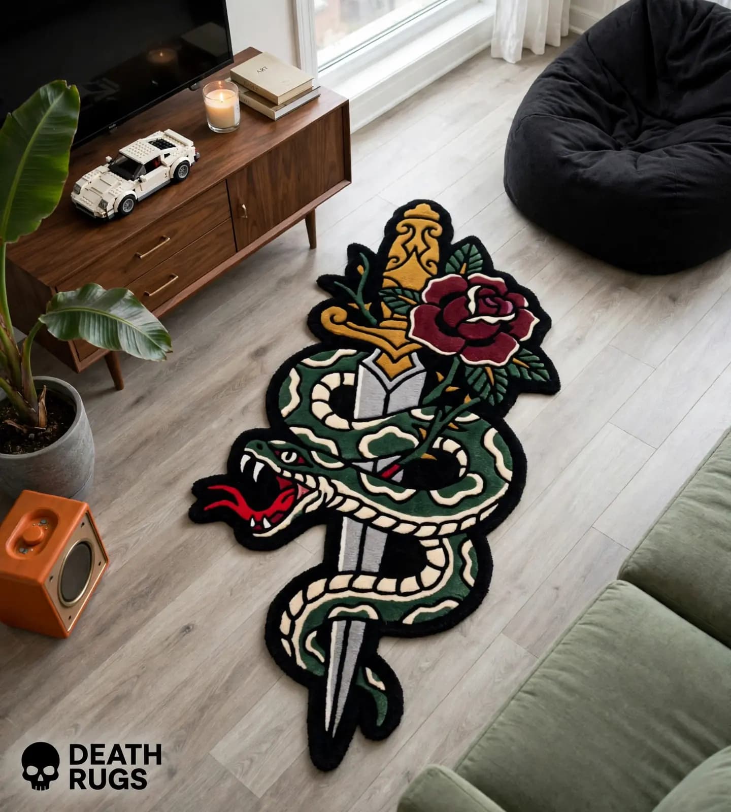 Dagger, Serpent & Rose Rugs thumbnail 7