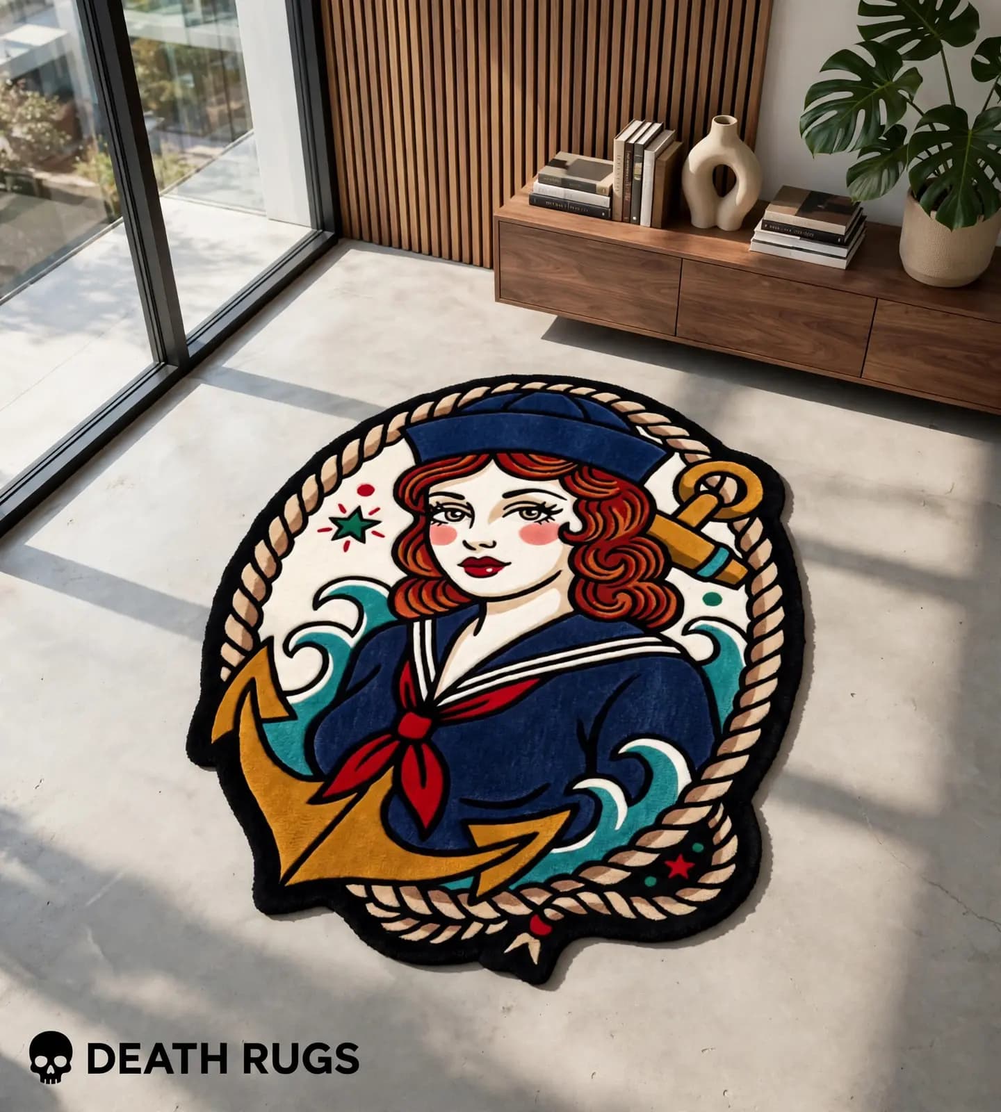 Sailor Girl & Golden Anchor Rugs thumbnail 5