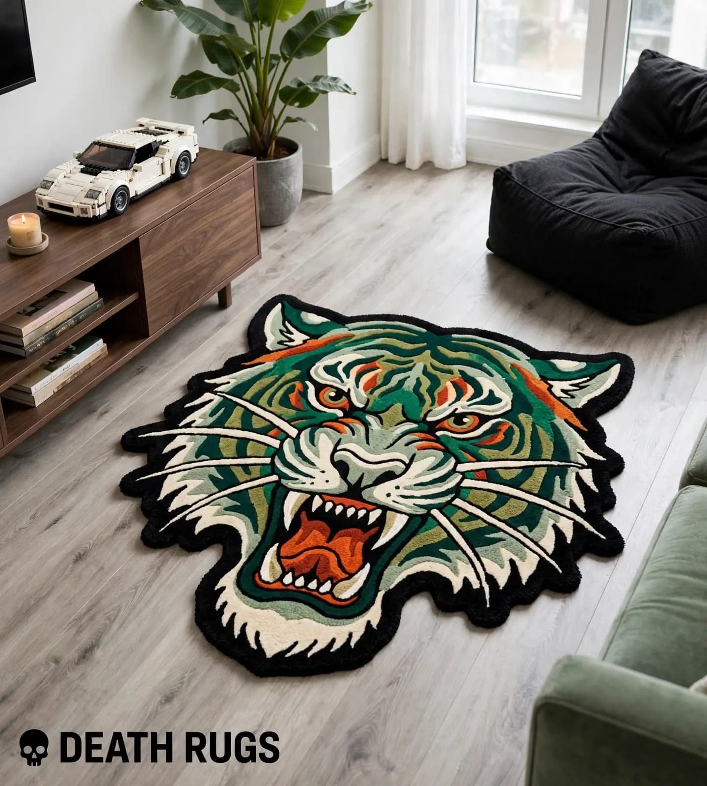 Emerald Fury Tiger Rugs thumbnail 4