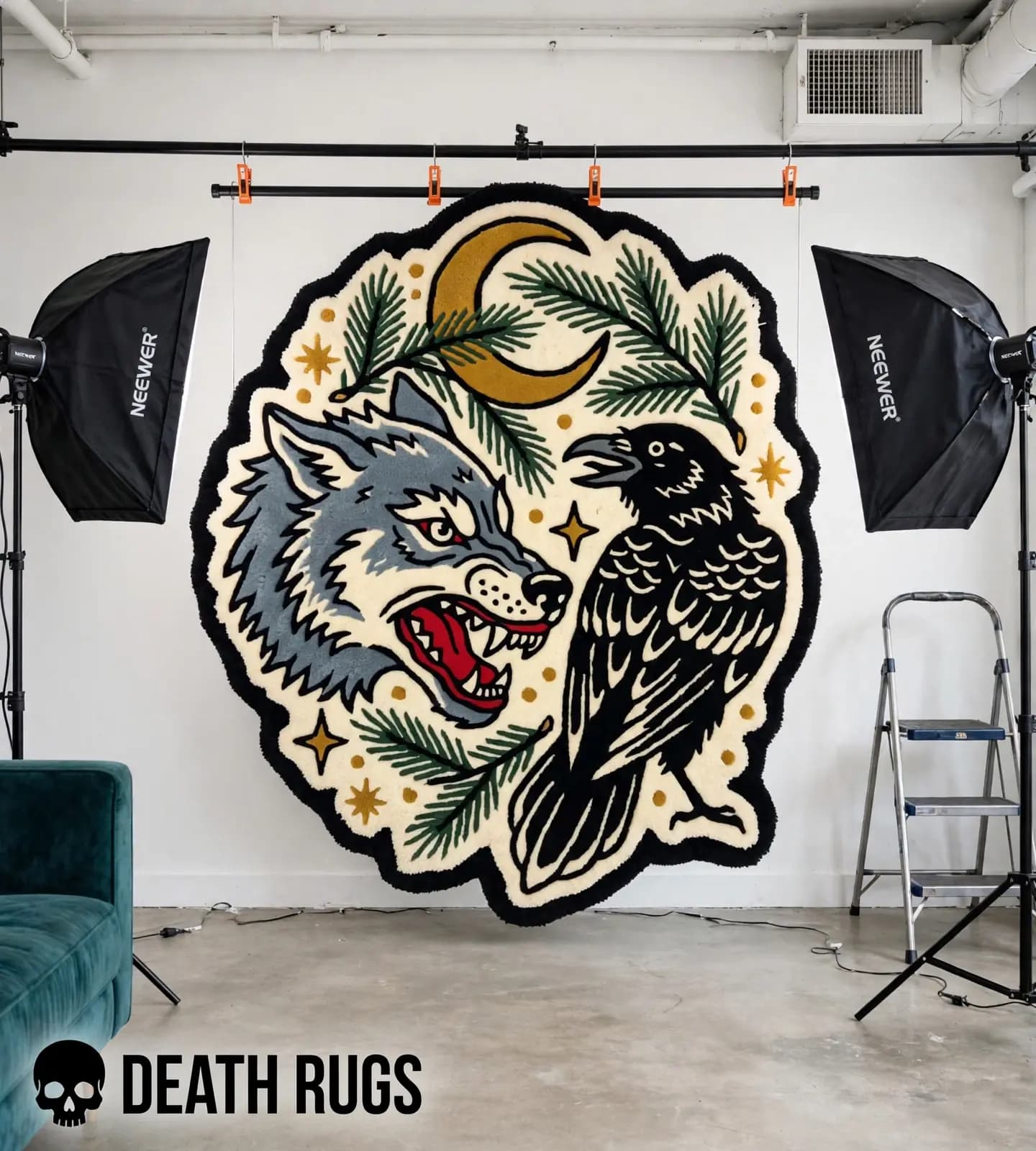 Wolf & Raven Nocturne  Rugs thumbnail 4