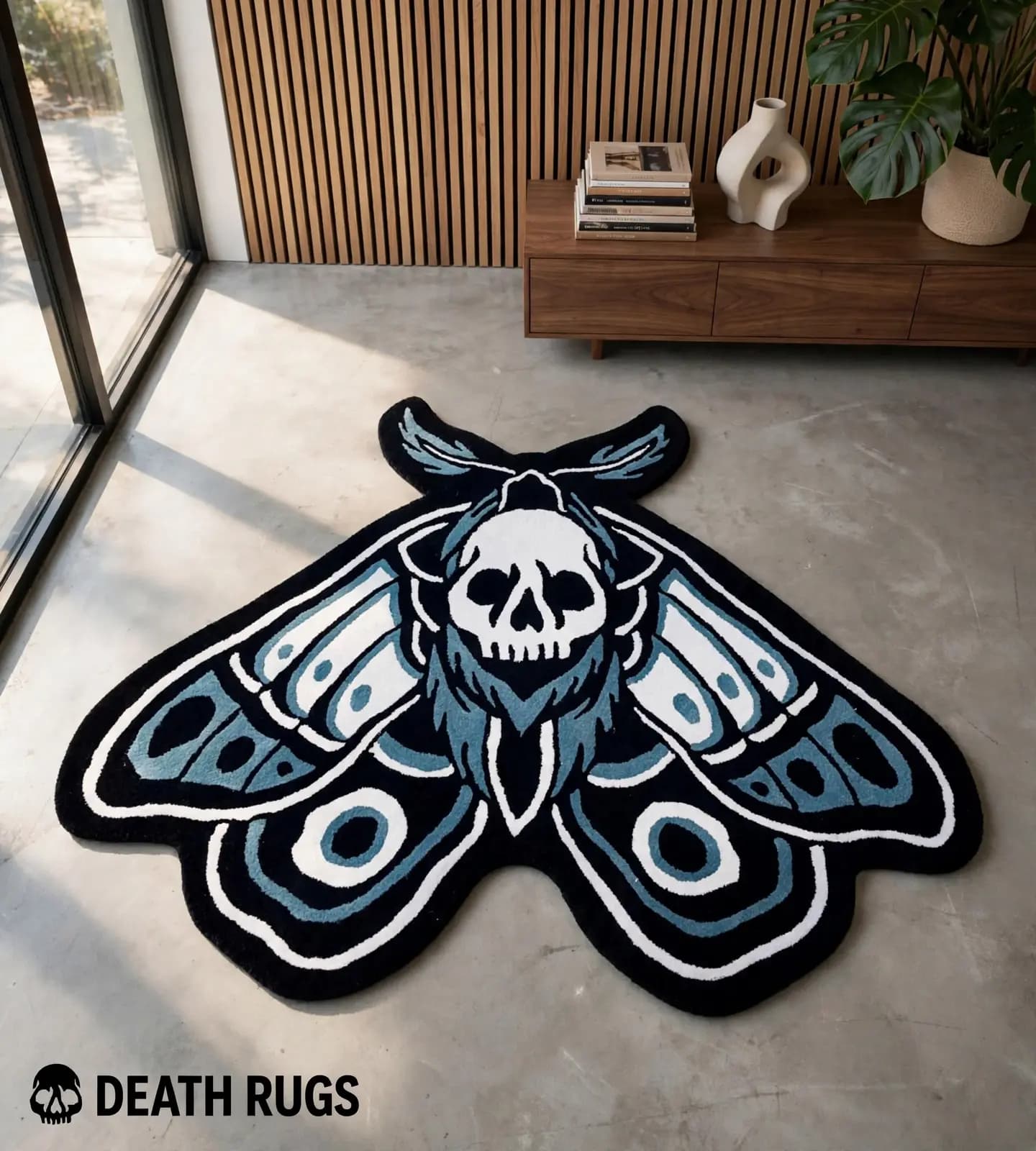 Deathshead Moth Rugs thumbnail 8