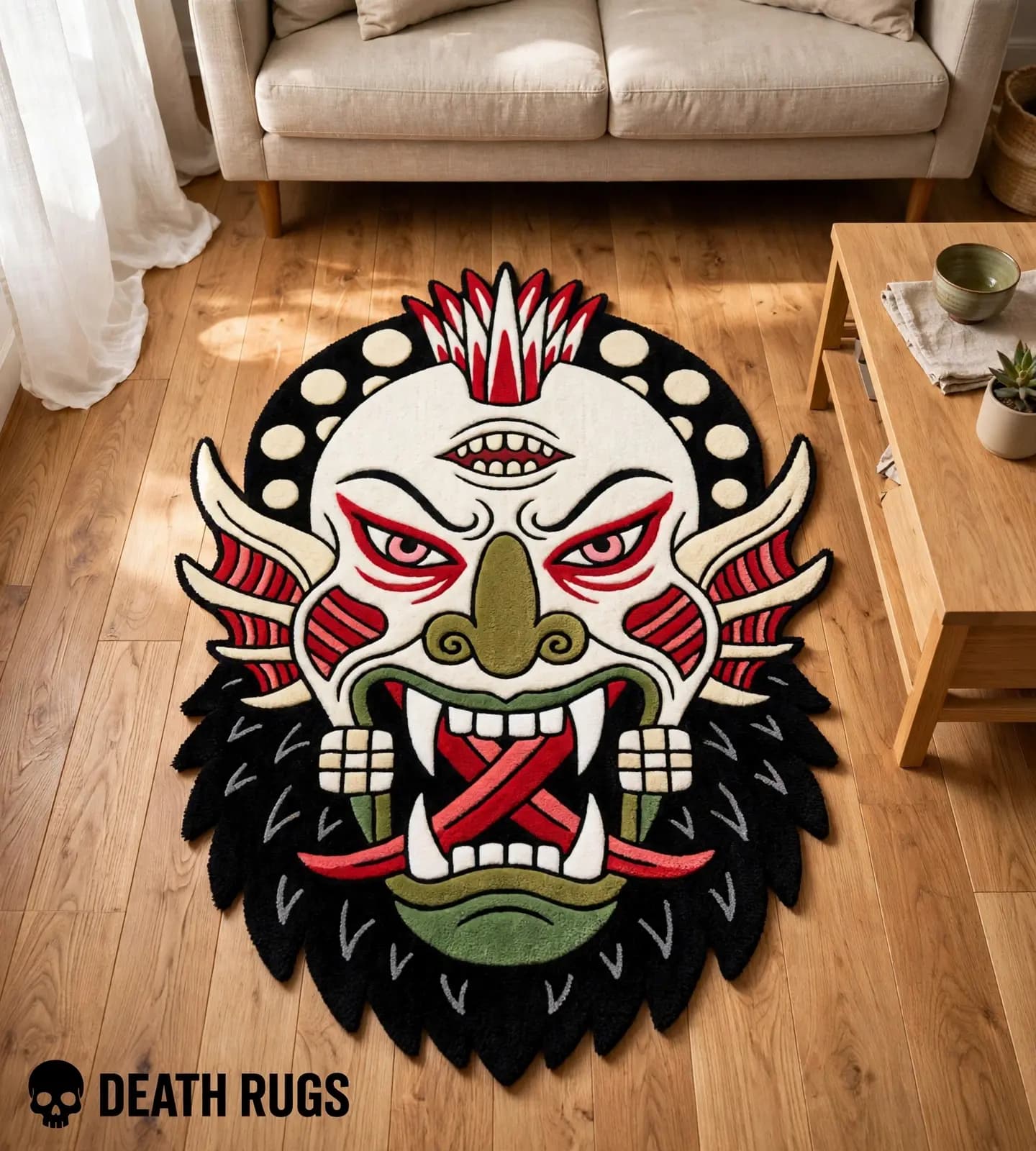 Third Eye Yōkai Mask Rugs thumbnail 3