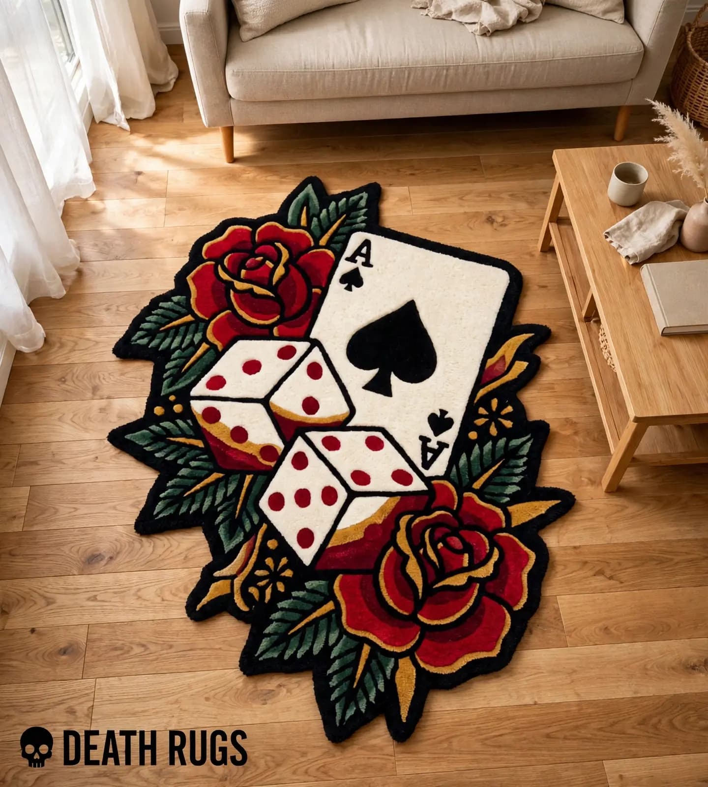 Ace of Spades & Lucky Dice Rugs thumbnail 6