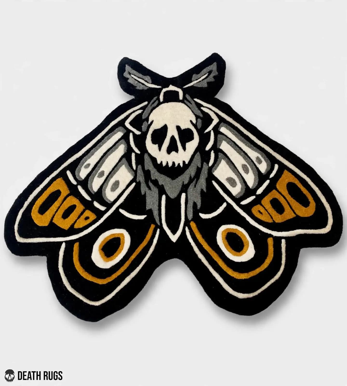 Golden Deathshead Moth Rugs