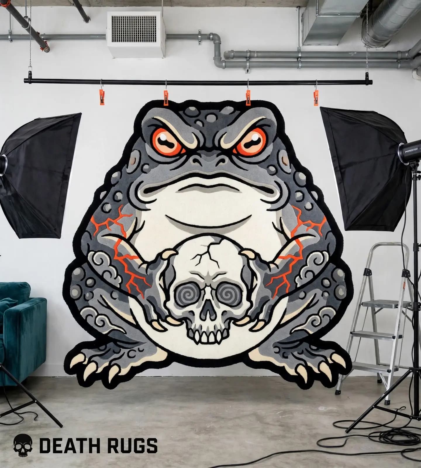 Skull Belly Toad Rugs thumbnail 4