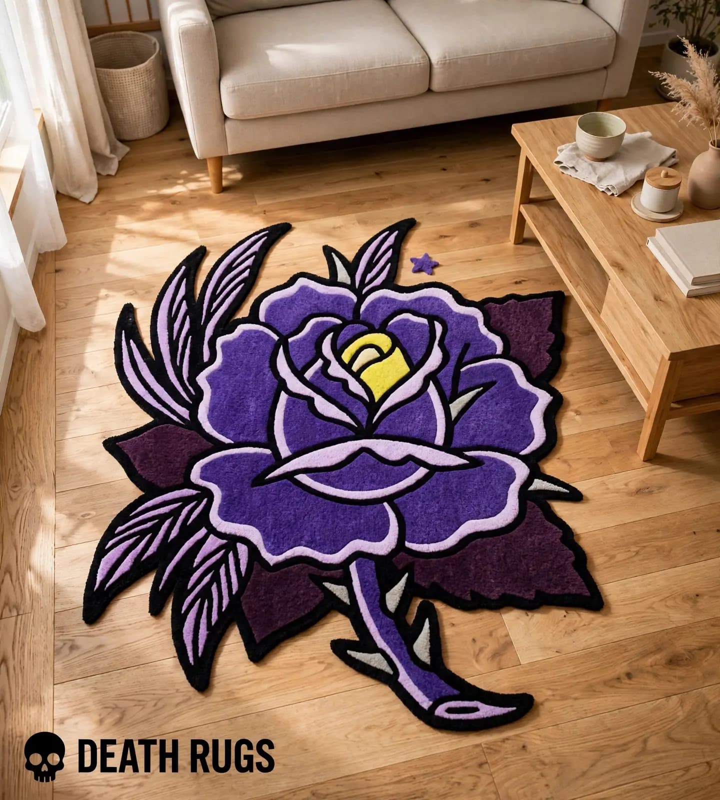 Violet Thorn Rose Rugs thumbnail 7