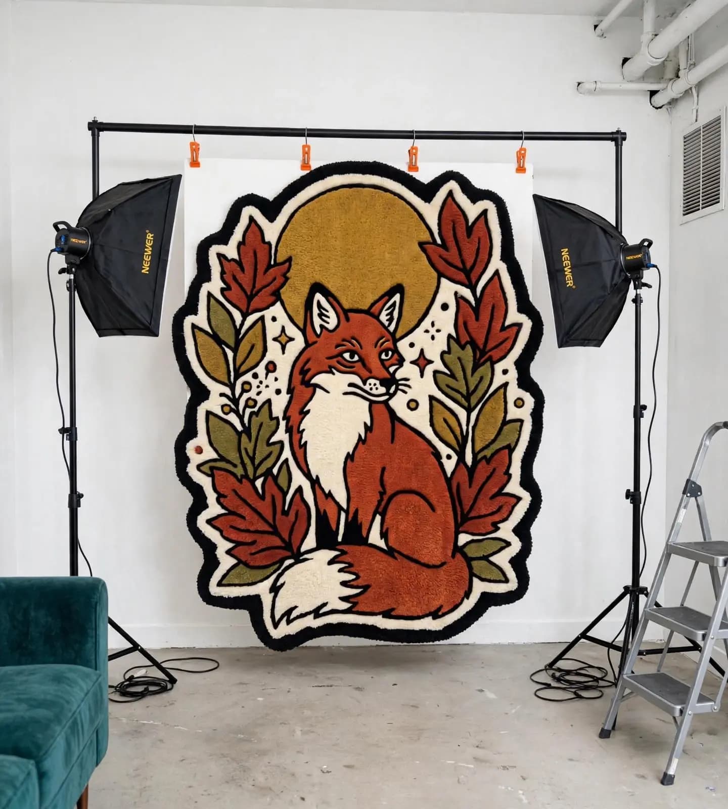 Autumn Fox & Golden Moon Rugs alternate