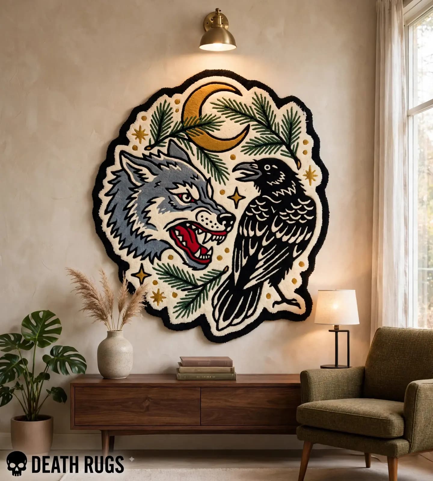 Wolf & Raven Nocturne  Rugs thumbnail 8