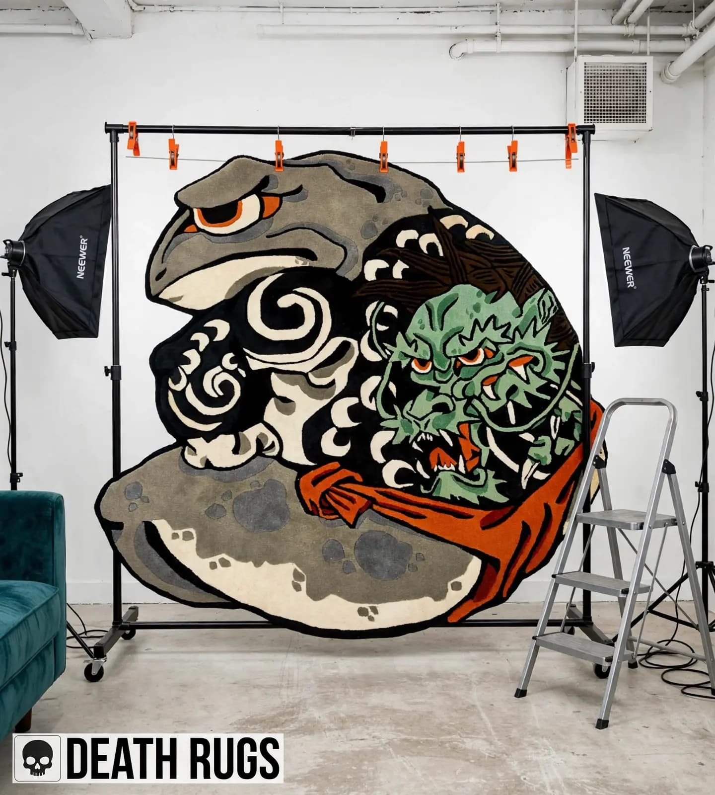 Toad Sage Dragon Rugs alternate