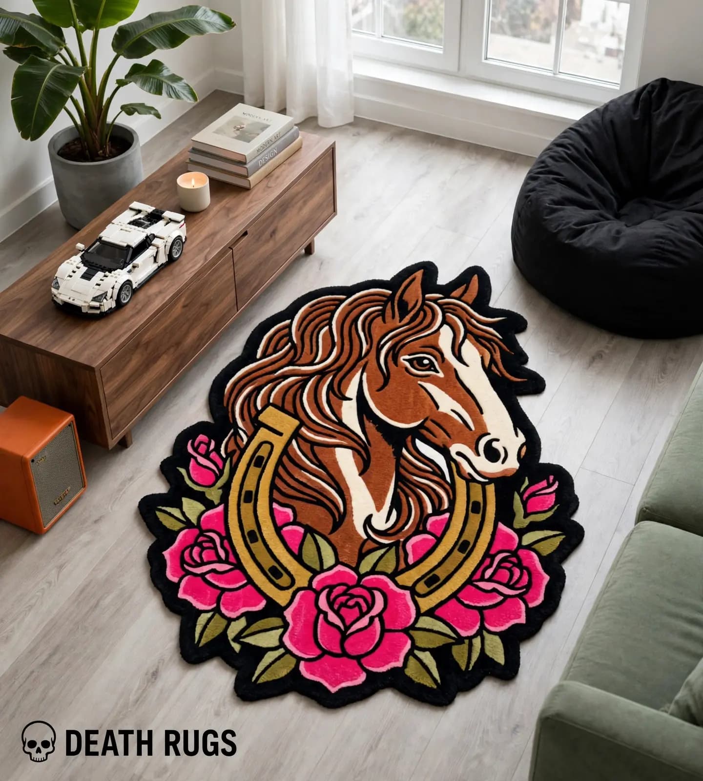 ild Stallion & Lucky Horseshoe Rugs thumbnail 8